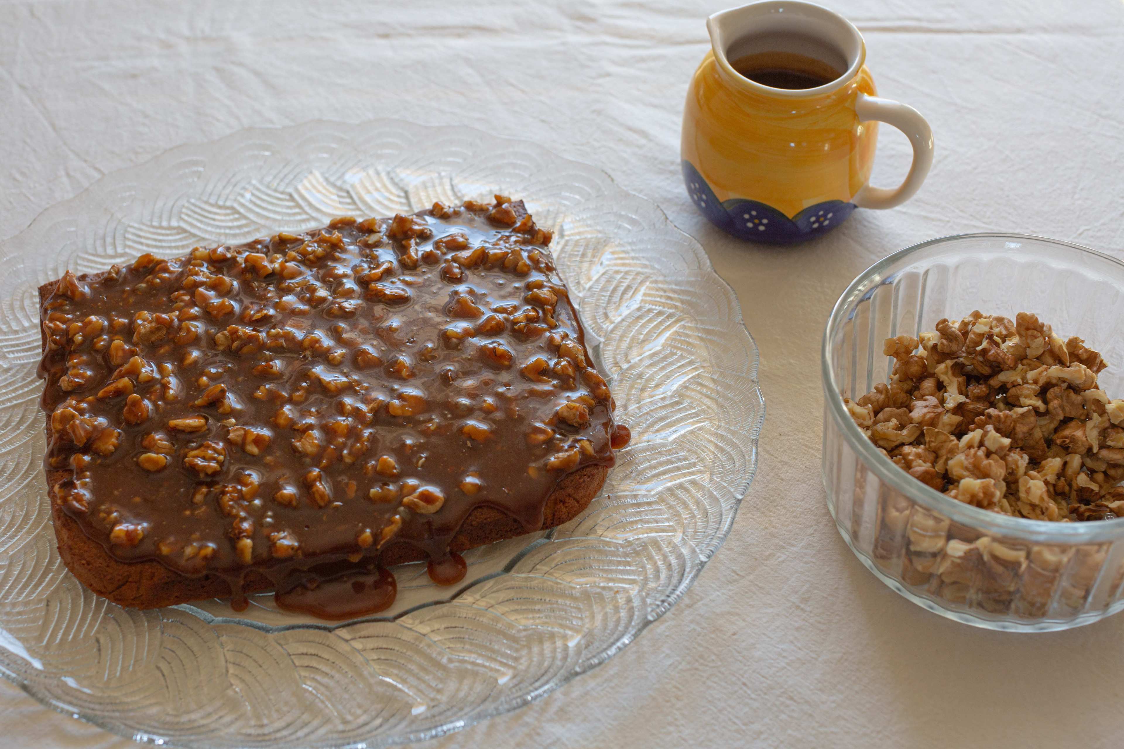 Bolo de caramelo salgado delicioso