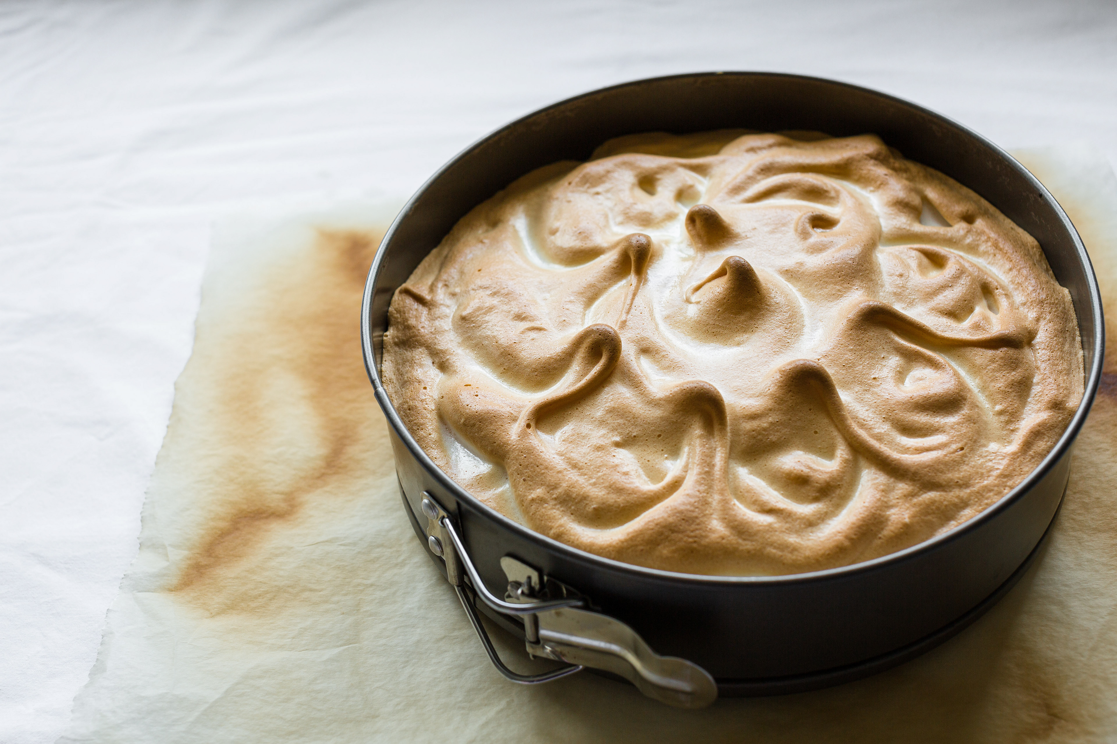 Tarte de limão merengada