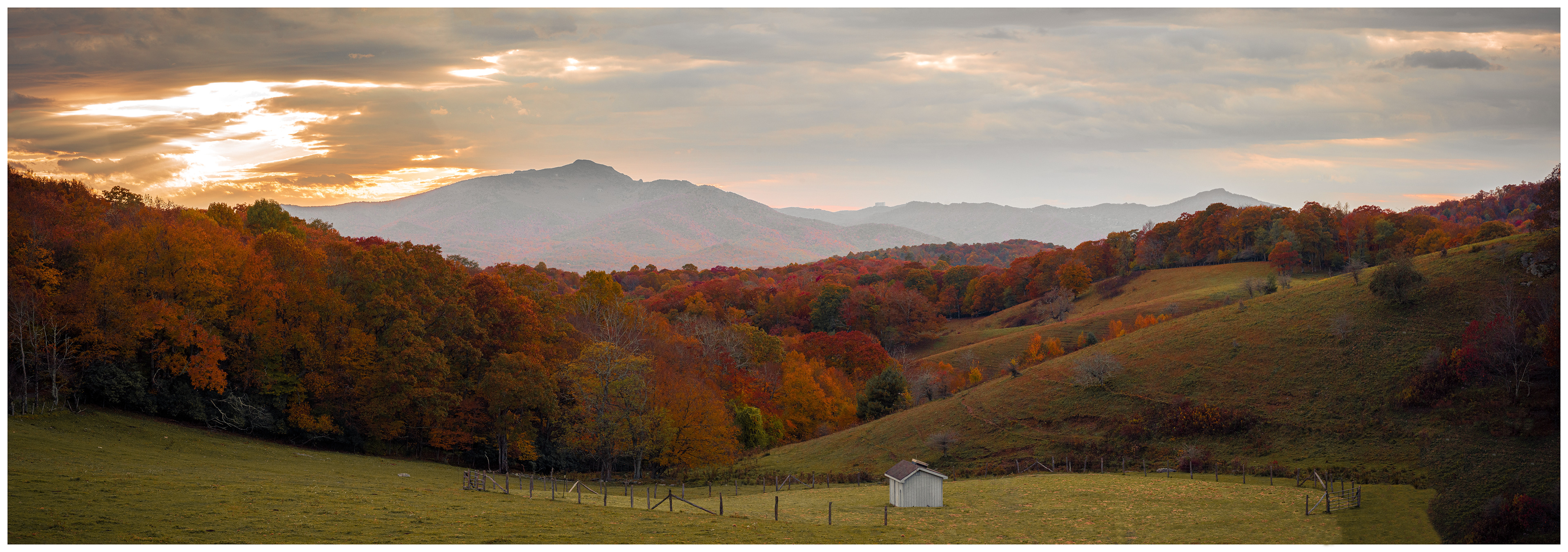 Blueridge Parkway Autumn Landscape - (2022)