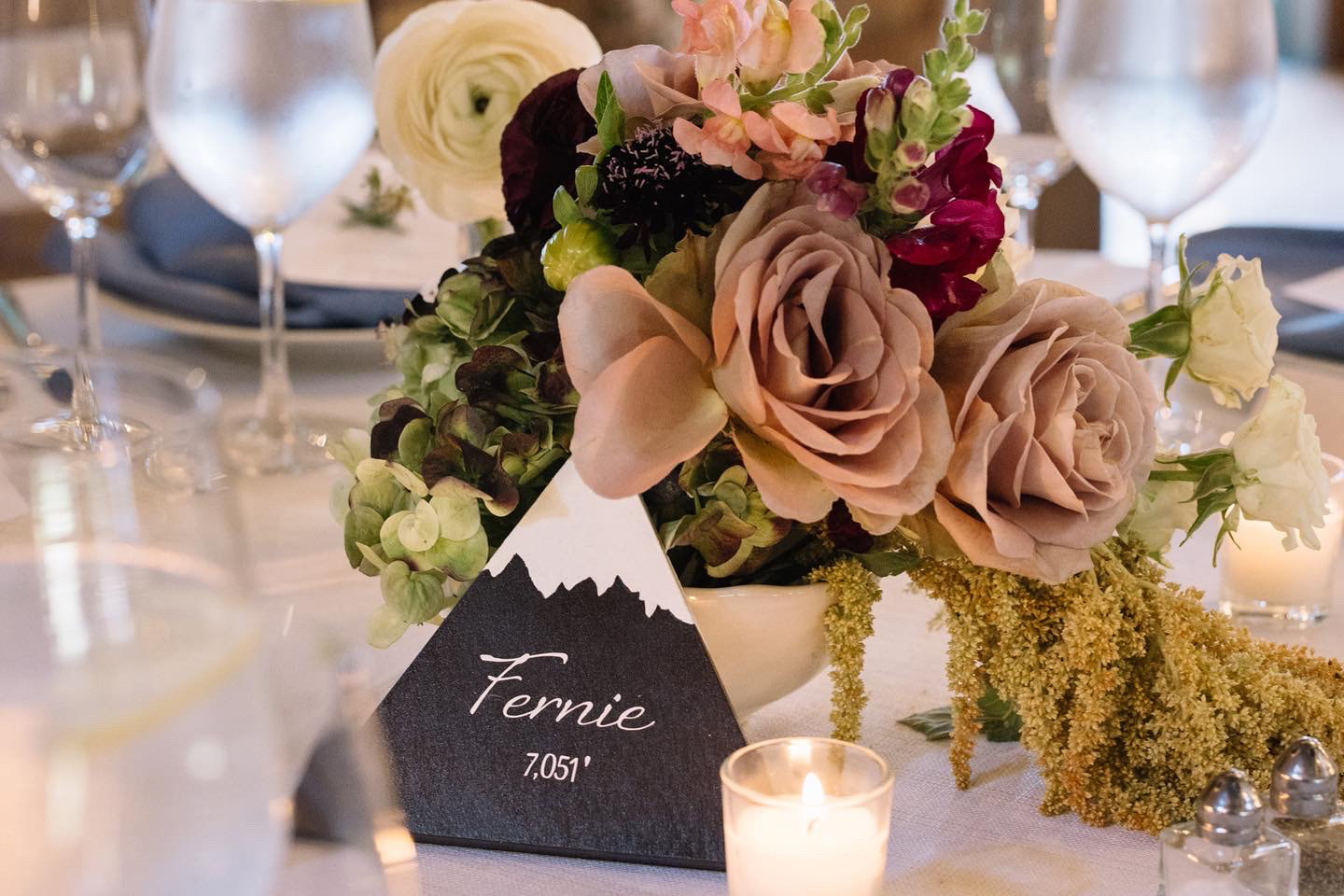 Table Marker matching seating chart