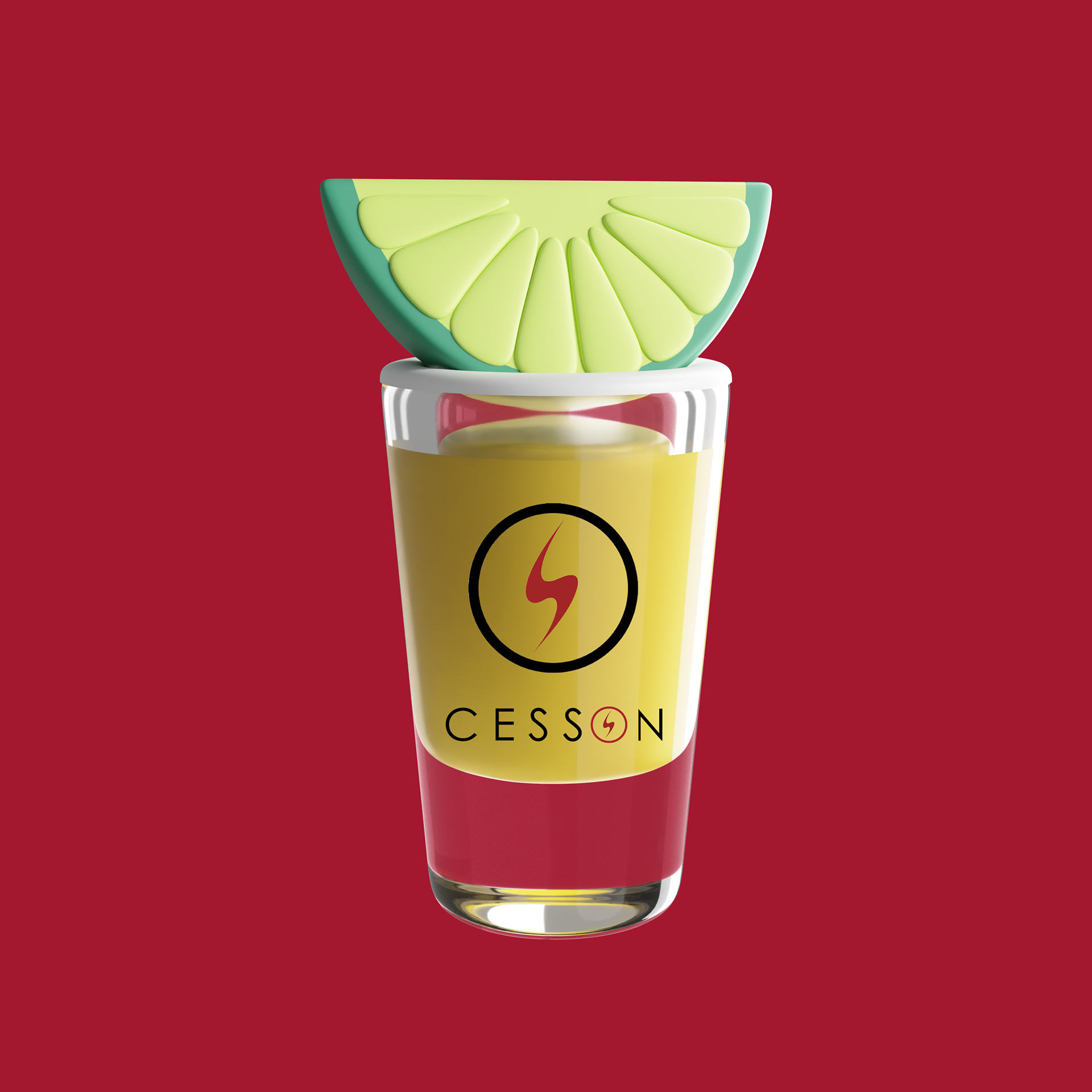 CESSON Flash Logo Shot Glasses