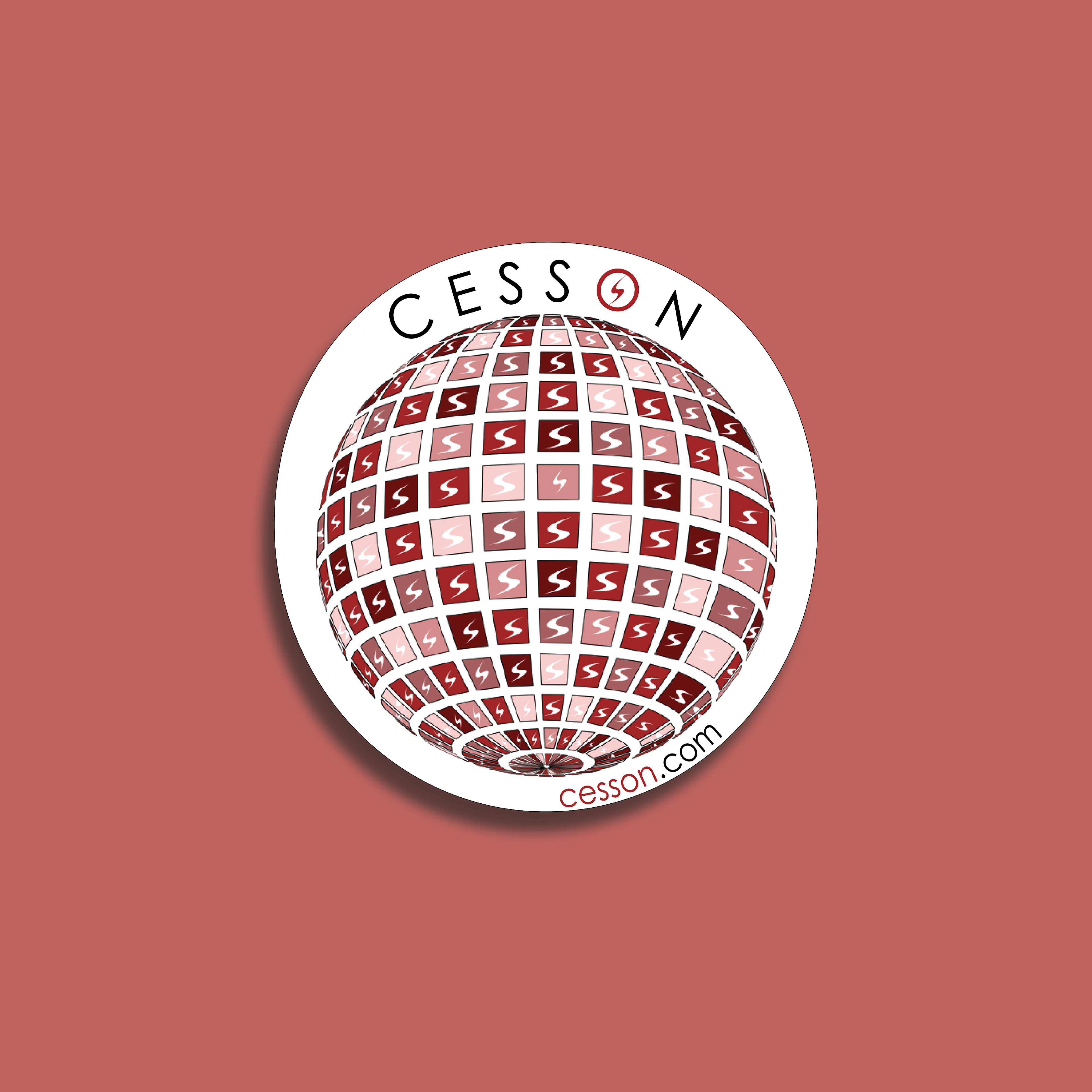 DIsco Ball Marketing Sticker