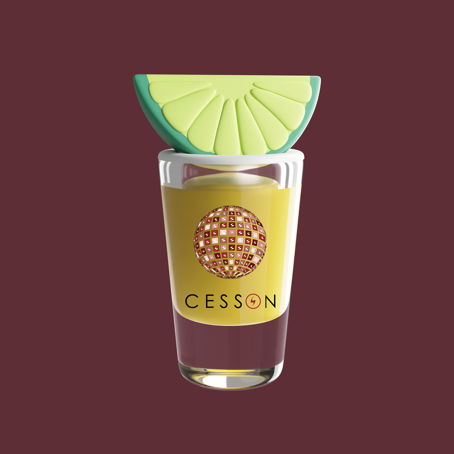 Disco Ball Short Glasses