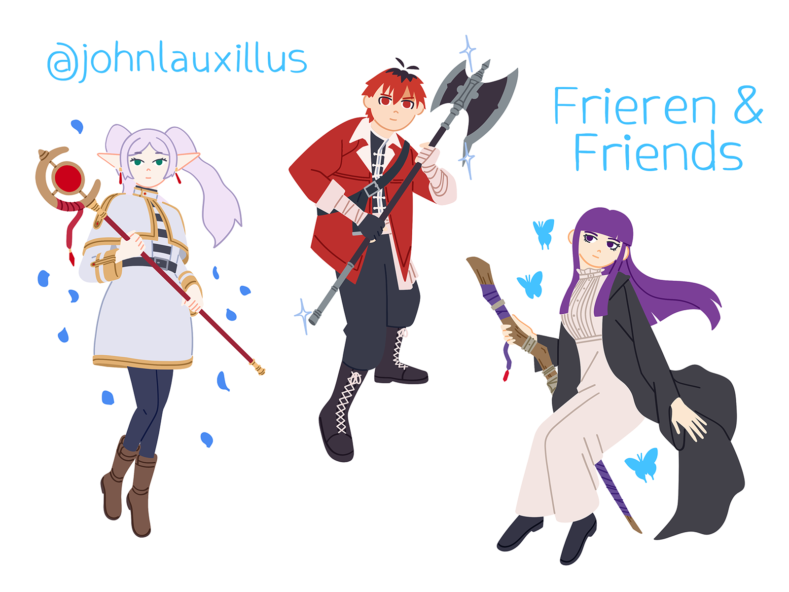 Frieren: Beyond Journey's End - Frieren & Friends Sticker Sheet