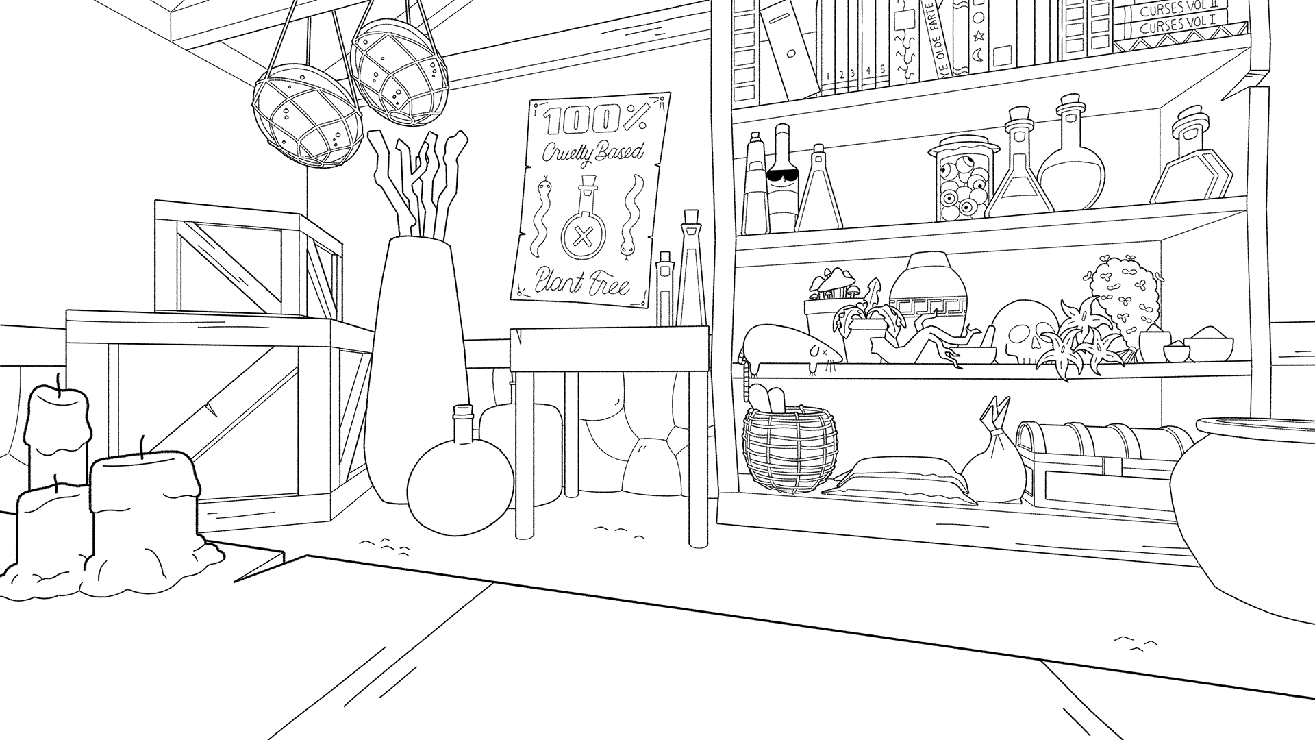 Potion Shop Interior Design