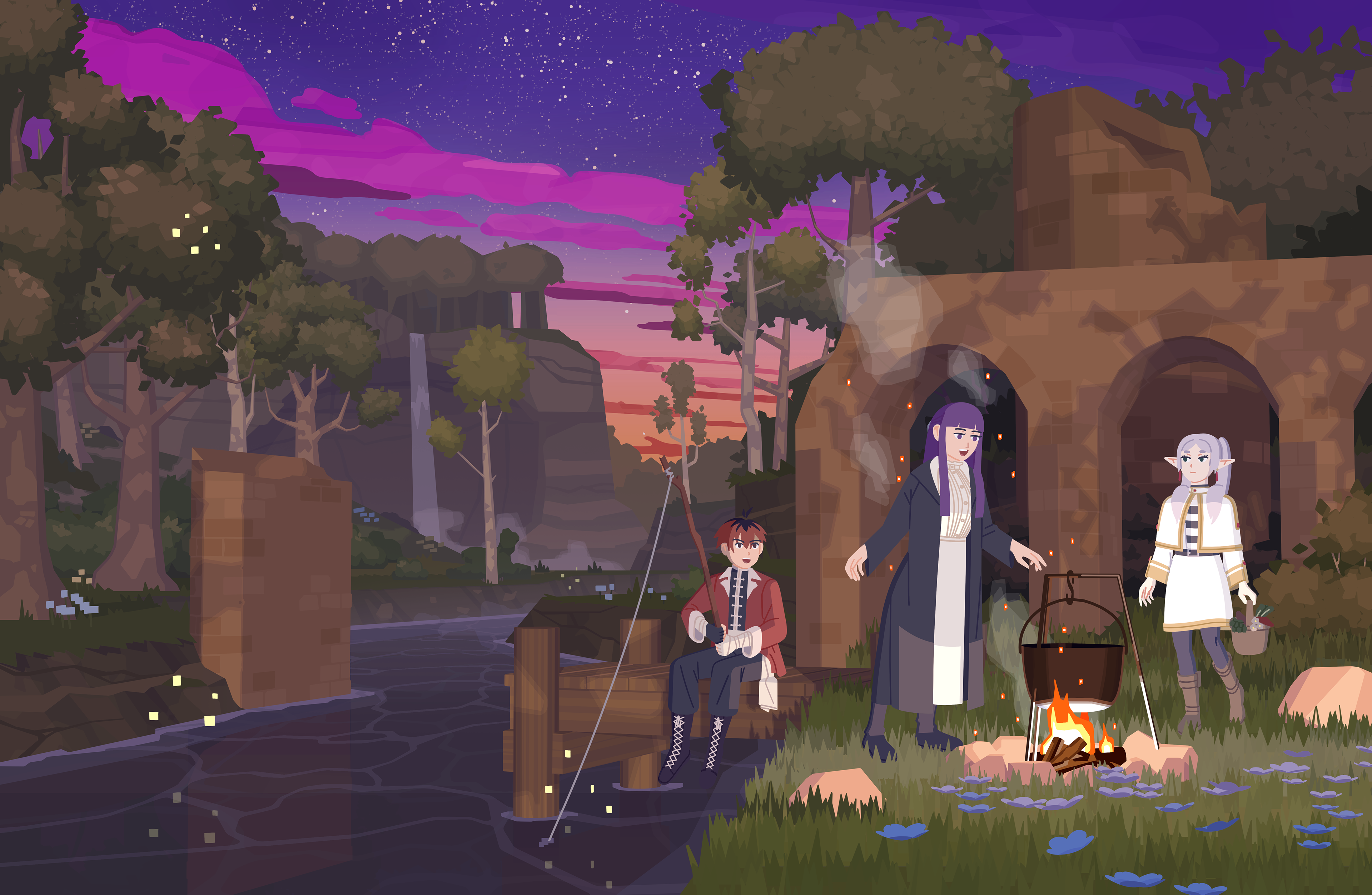 Frieren: Beyond Journey's End - Dinner by the Riverside