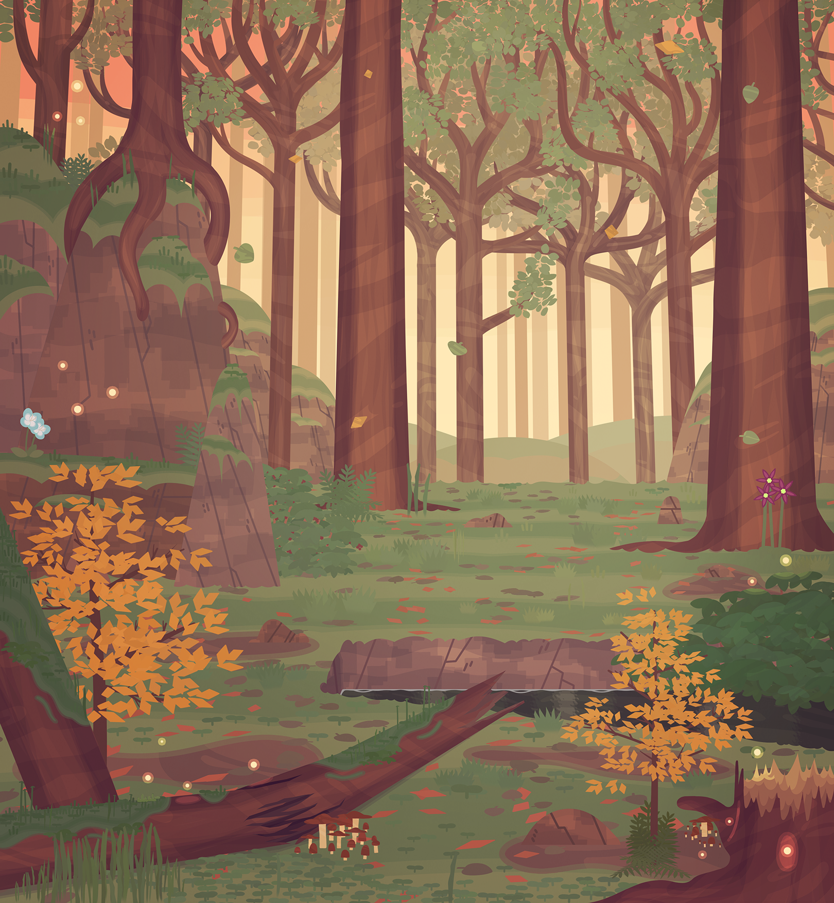 Sunset Forest