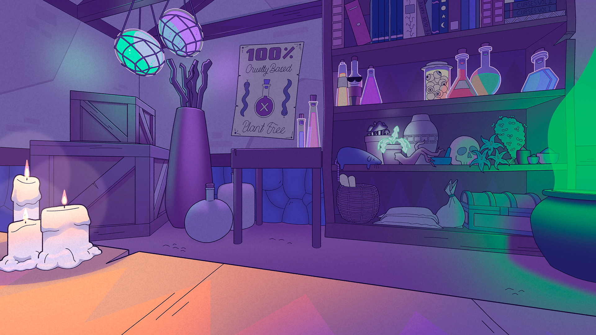 Potion Shop Interior Paint