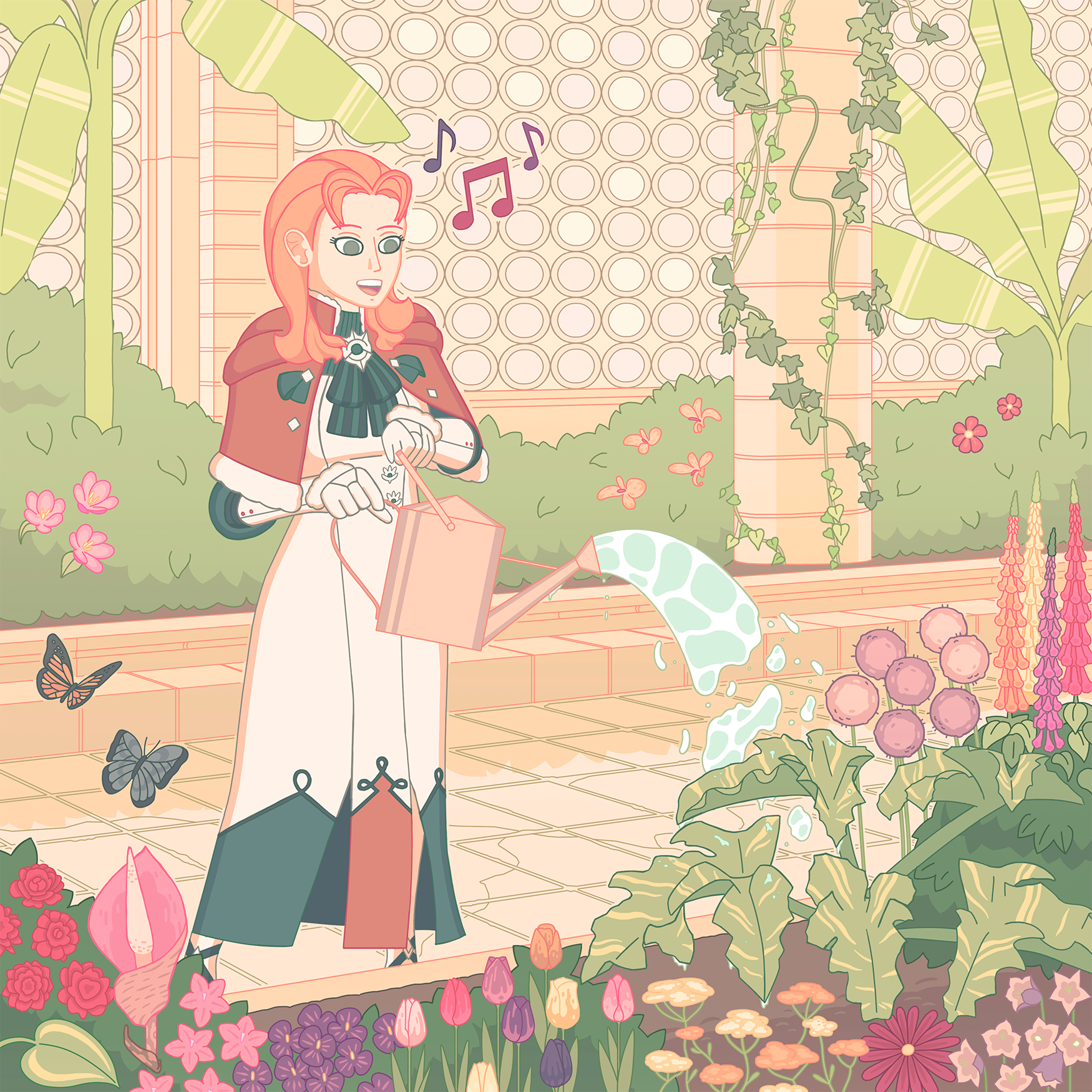 Fire Emblem: Three Houses - In the Greenhouse