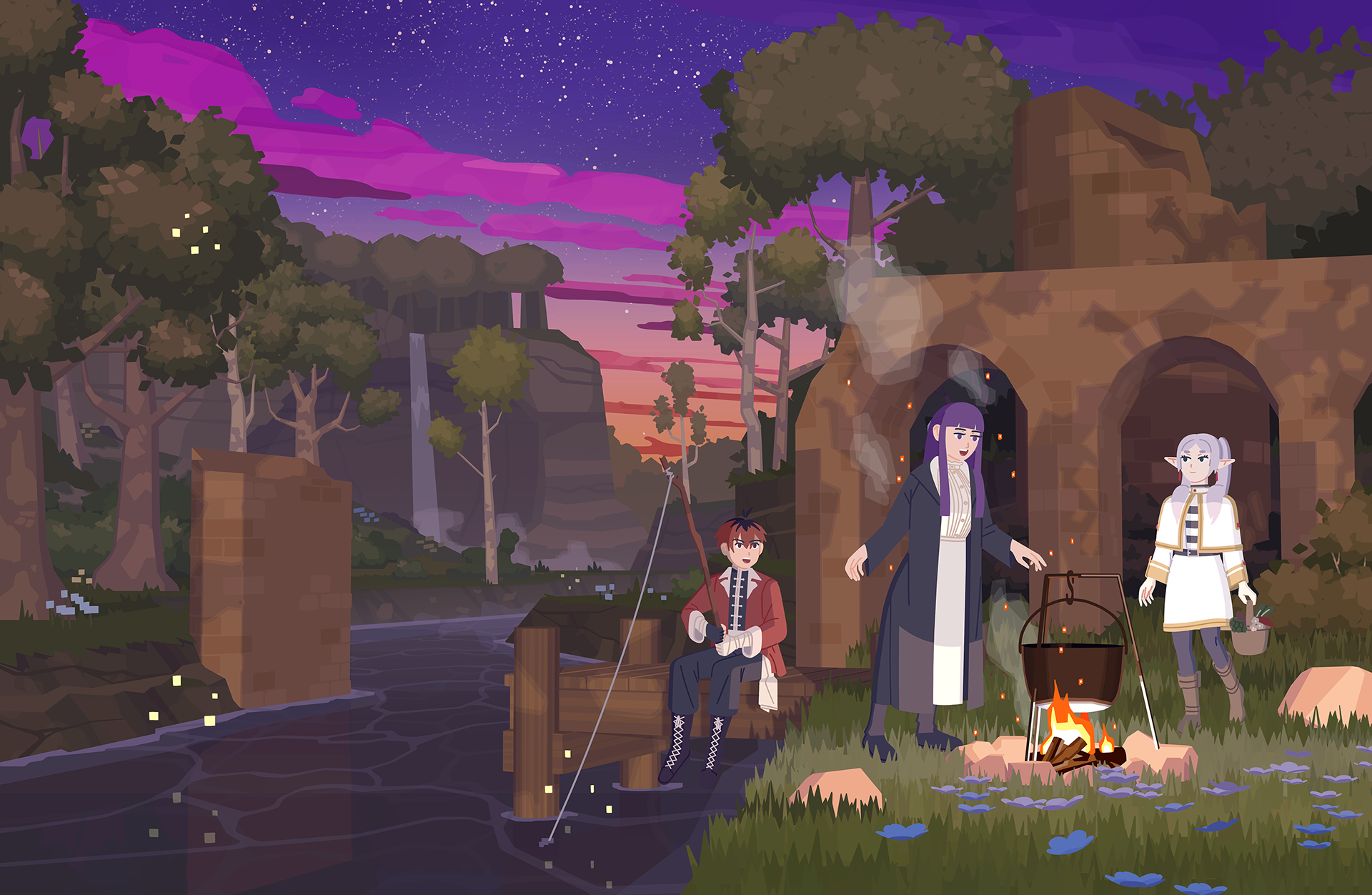 Frieren: Beyond Journey's End - Dinner by the Riverside