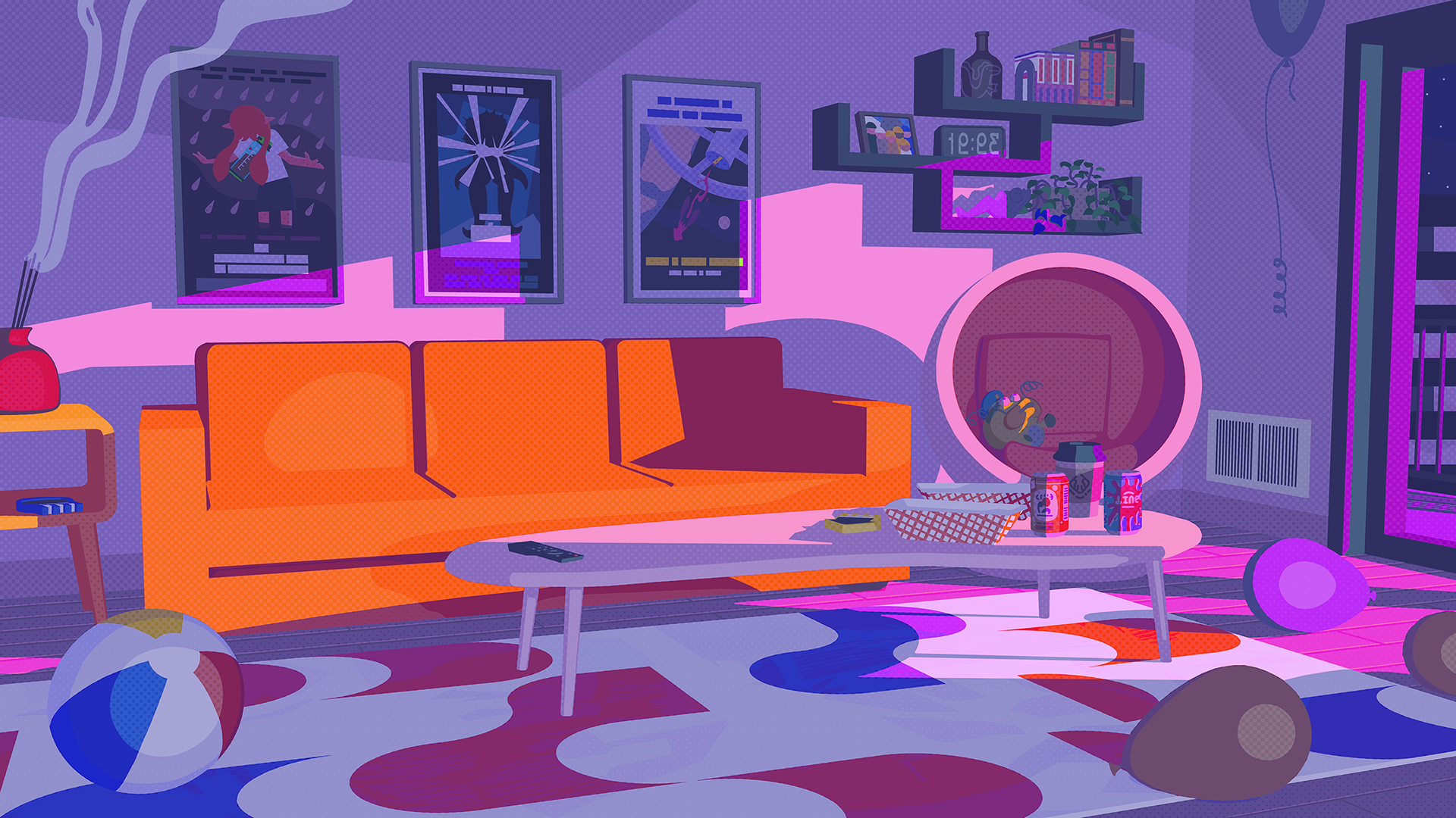 Modern Apartment - Final Illustration