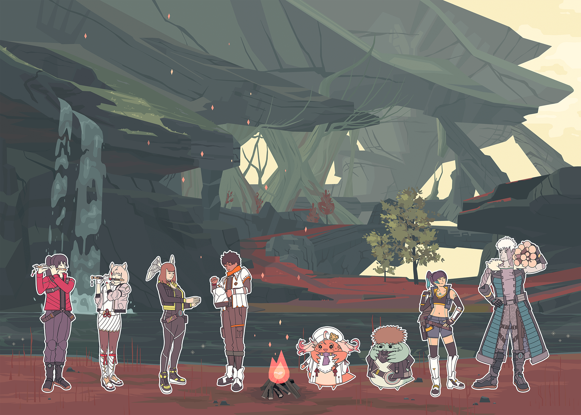 A Moment's Rest - Beyond the Sky: A Xenoblade Travel Zine