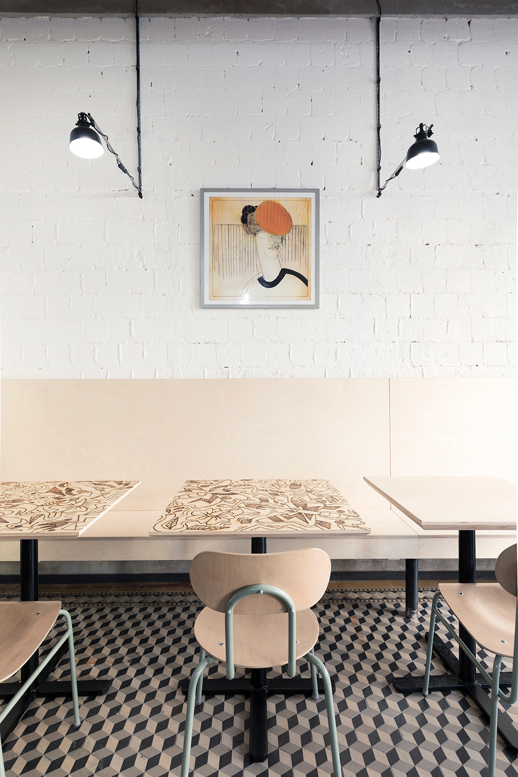 Flat&houses, café