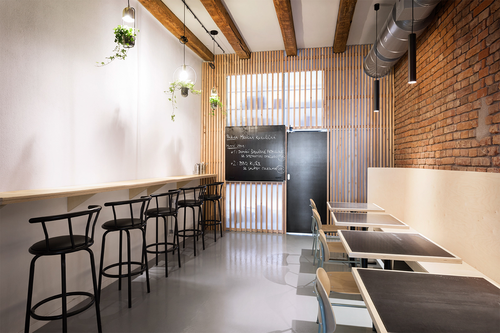 Flat&houses, café