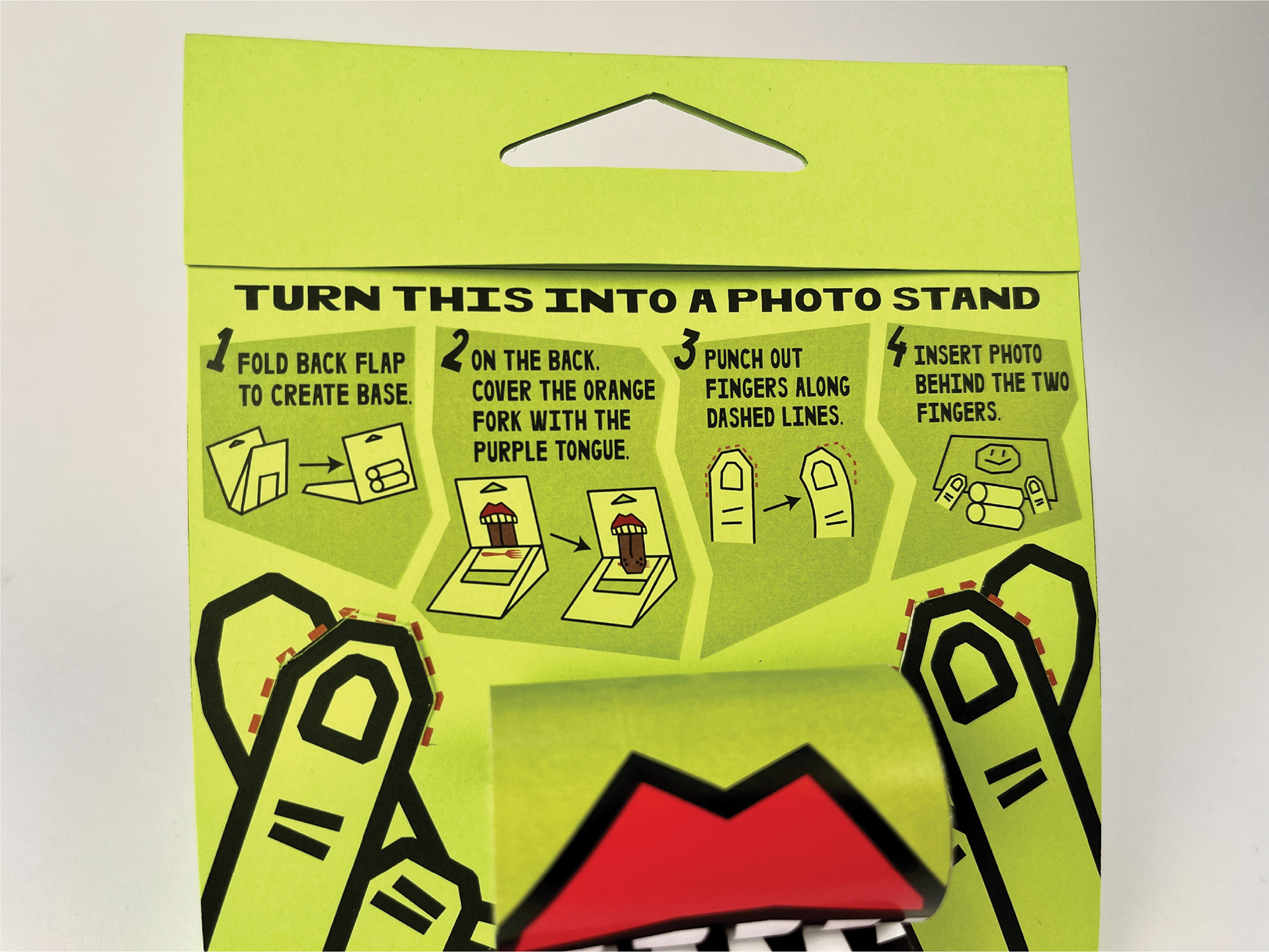I had the challenge of creating simple and clear instructions within a small space.