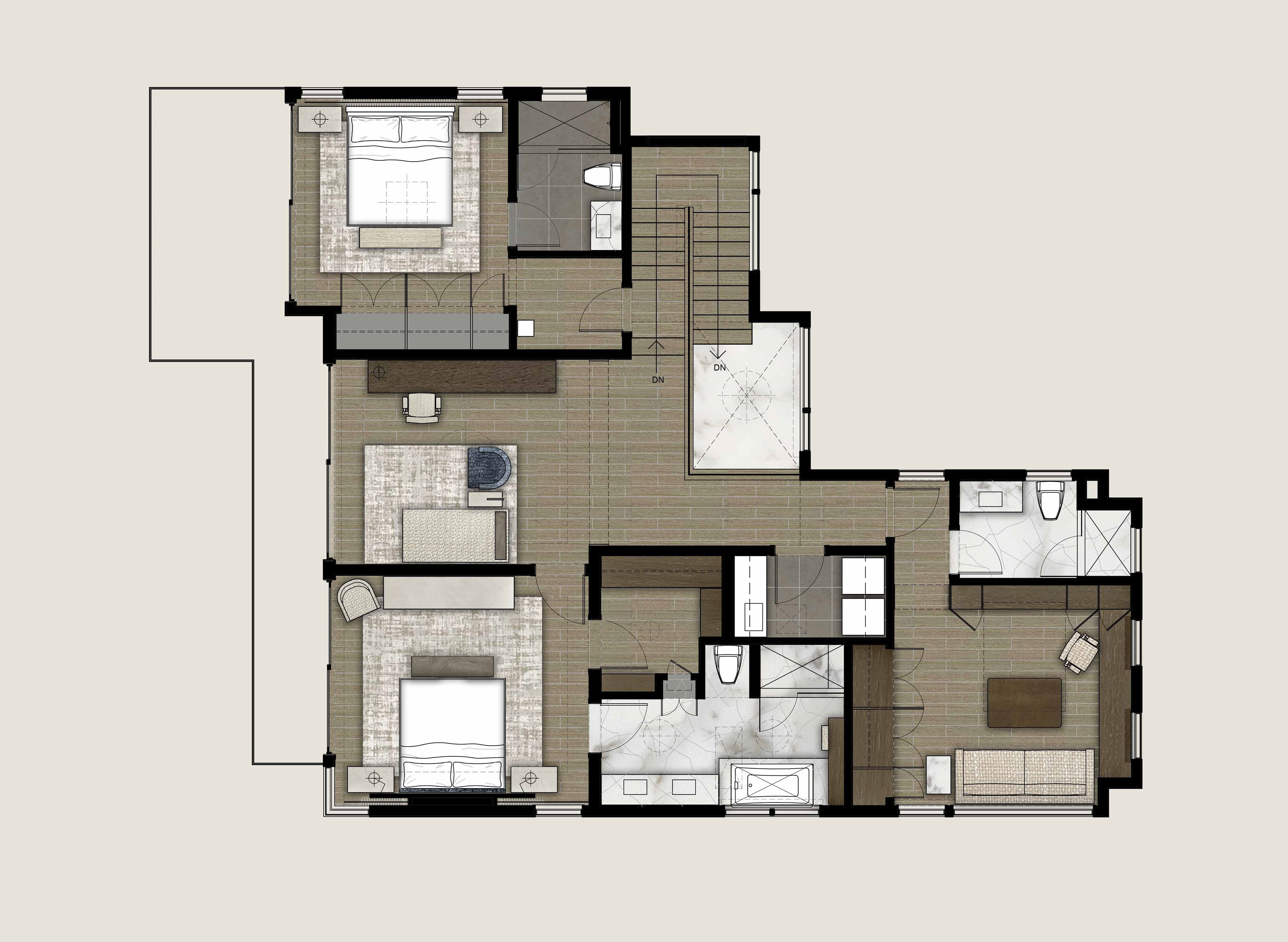 Residential Floor Finish Plan