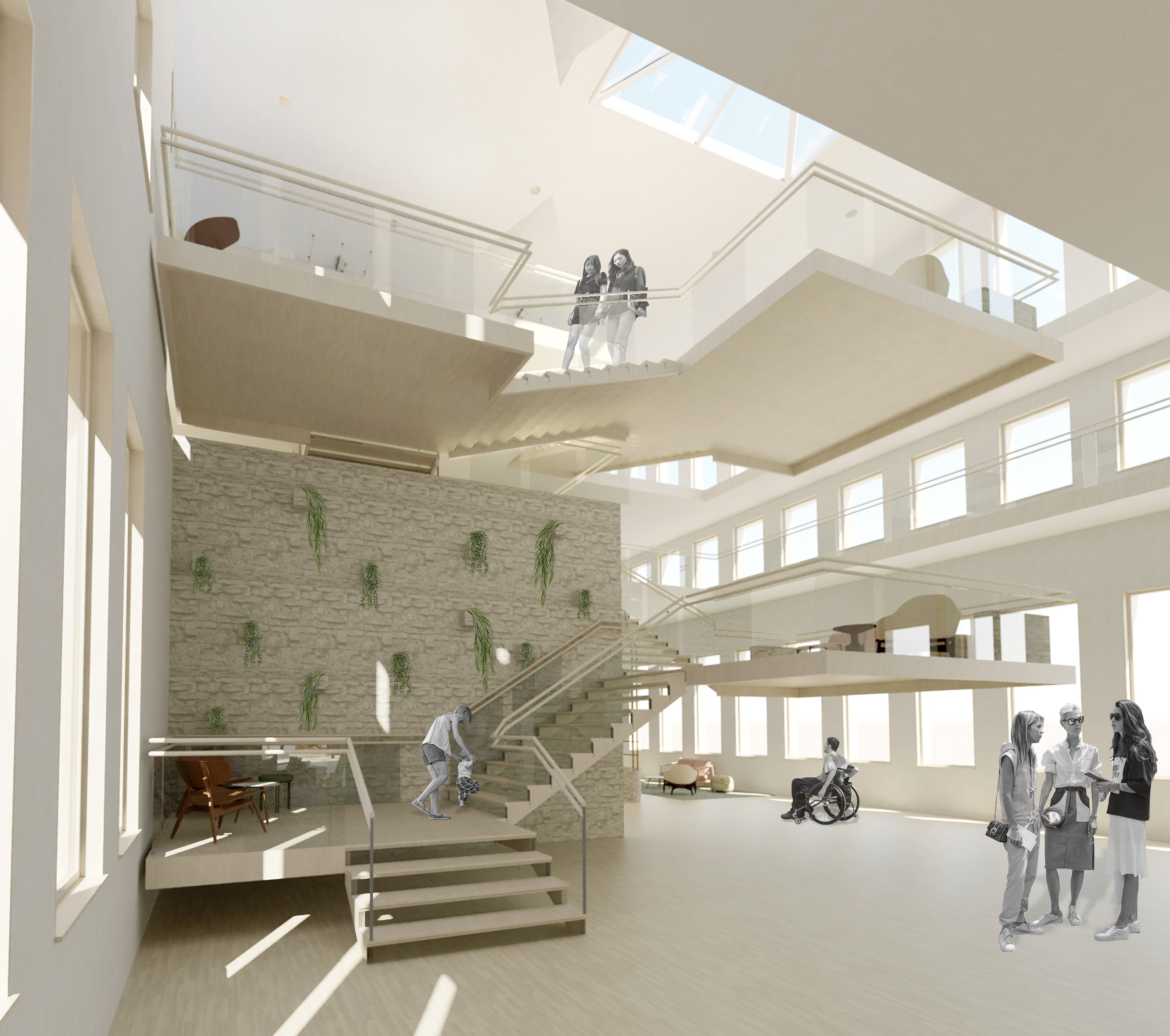 Connecting Stair