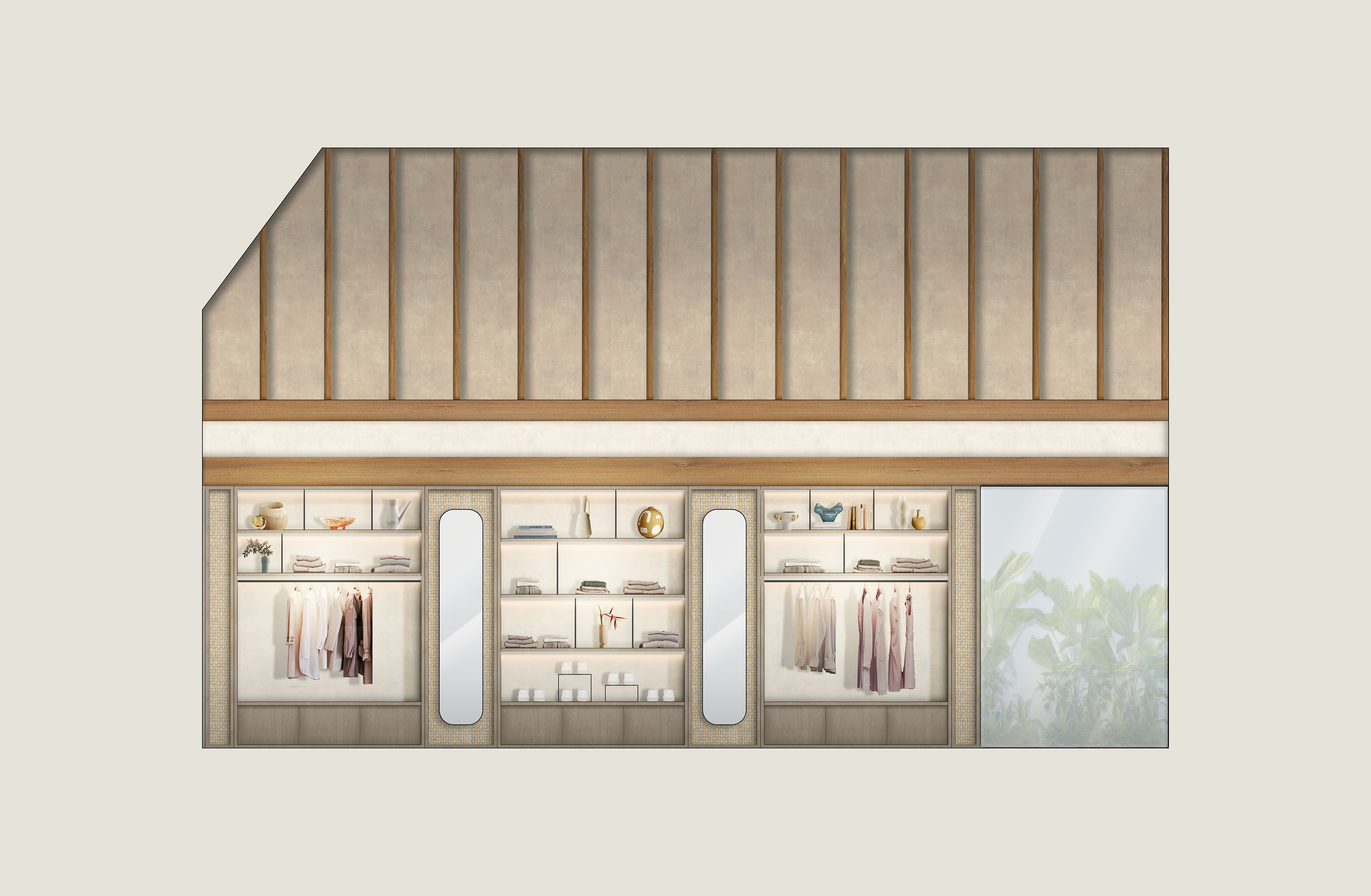 Luxury Resort Retail Elevation