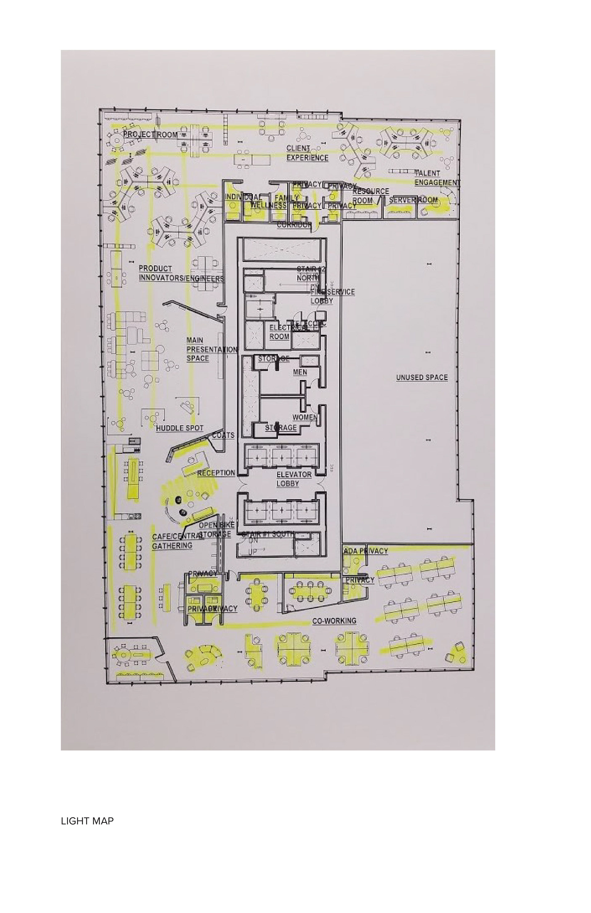 Office Light Map