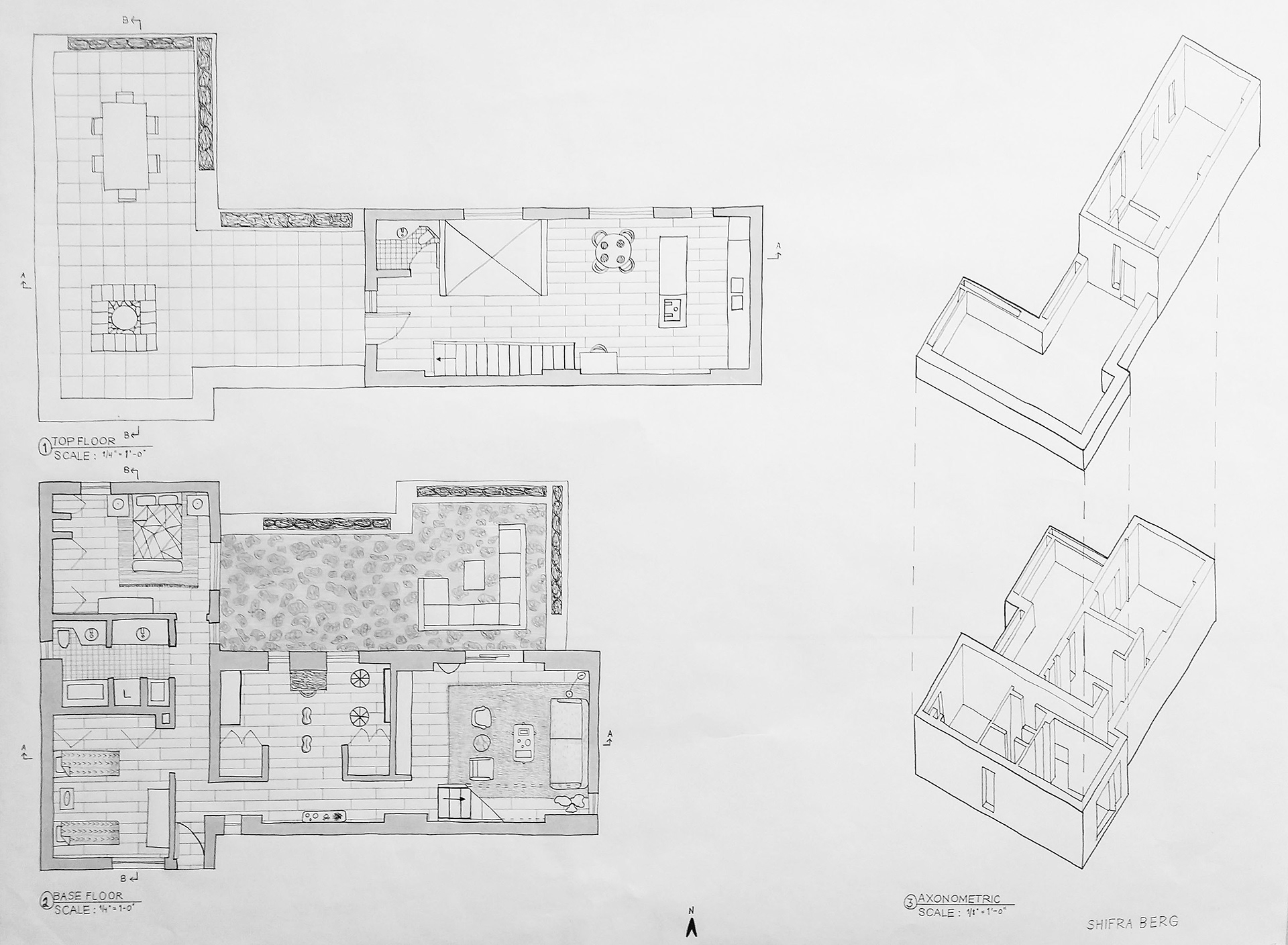 Habitat 67 Apartment Drawings