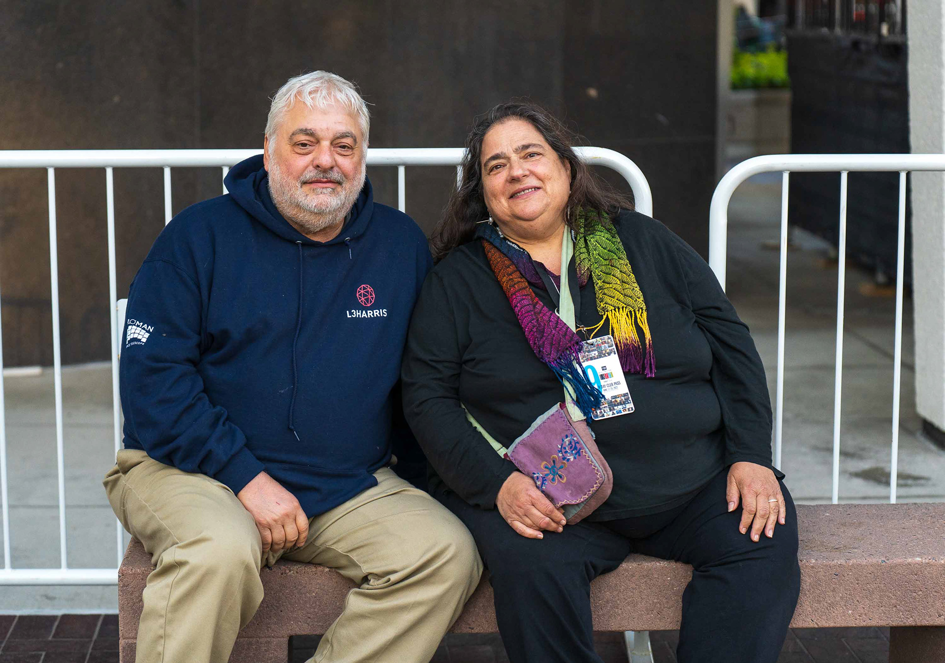 Perry and Claudia have attended every Jazz Festival, with the exception of 1! Had good conversation with them