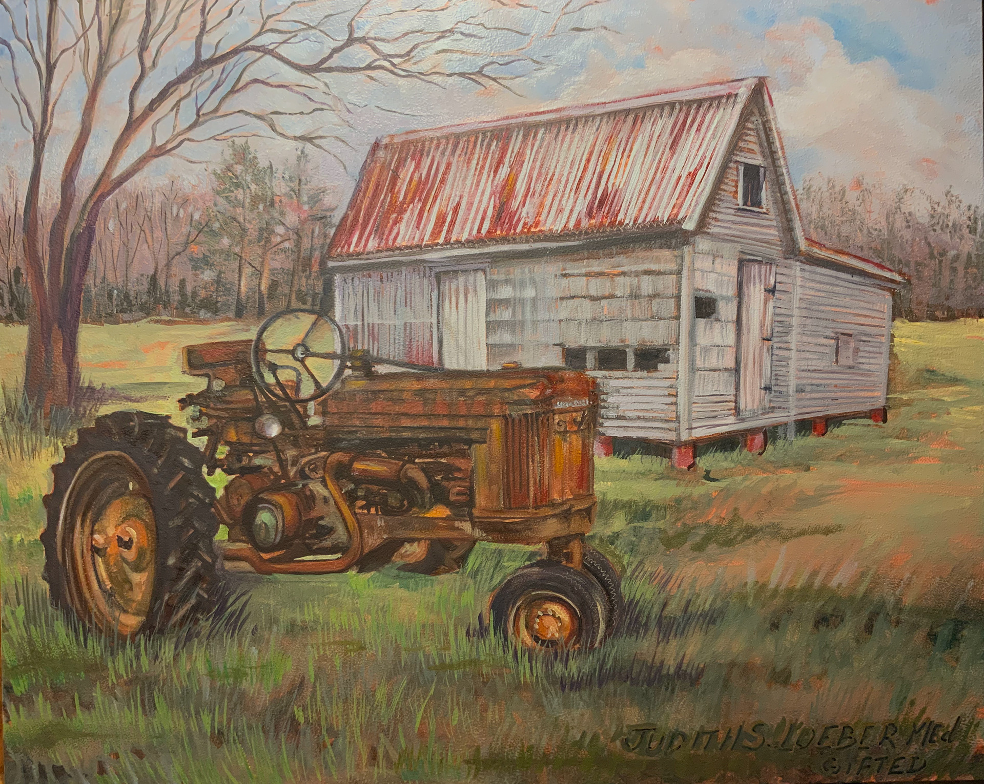 John Deere Tractor at Blackwater Creek 4/23