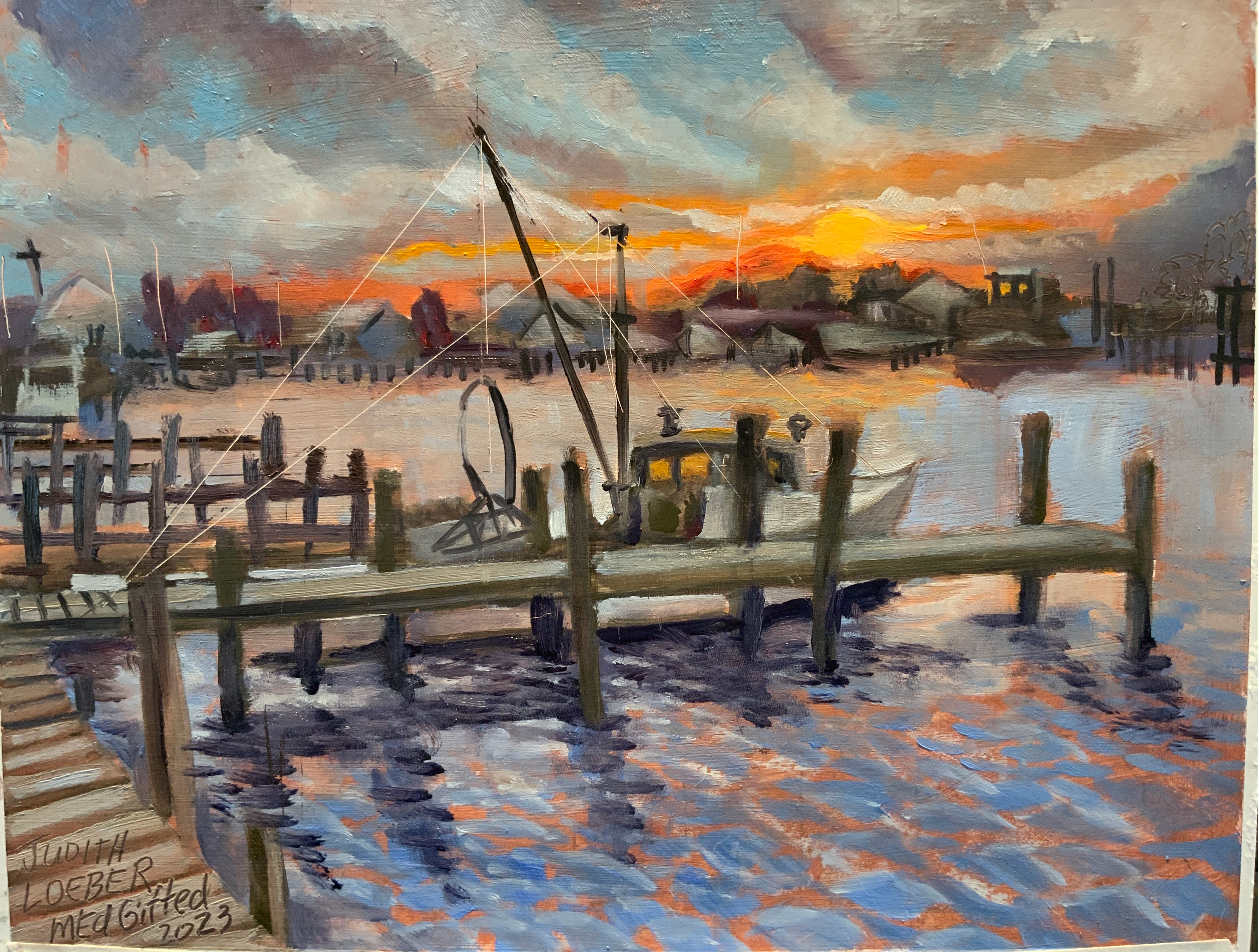 Small Harbor Nocturnal Study Crisfield Md.