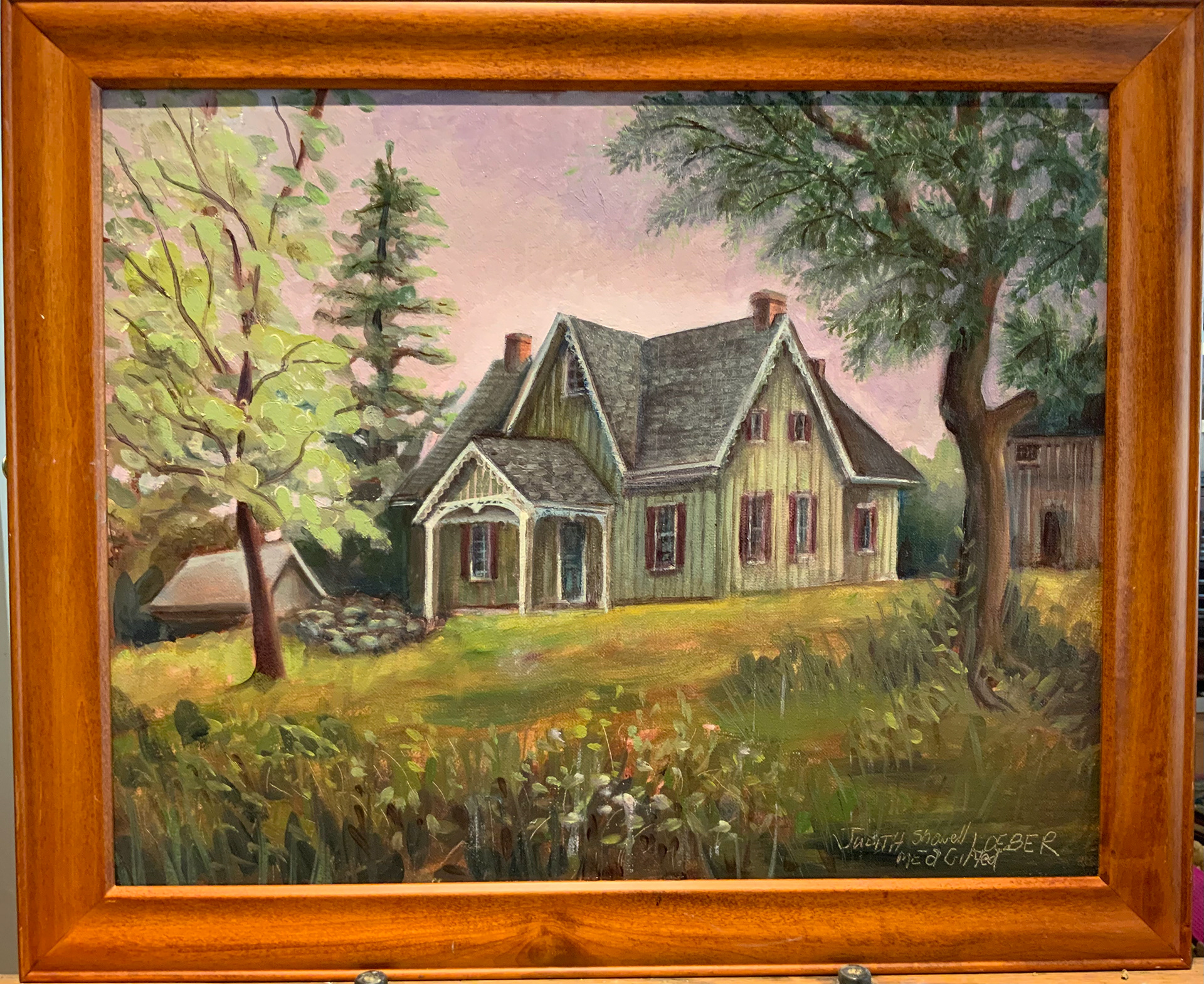 Pain Laurel 2nd Annual Plein Air The Hitchens Homestead, Downing Cottage Style