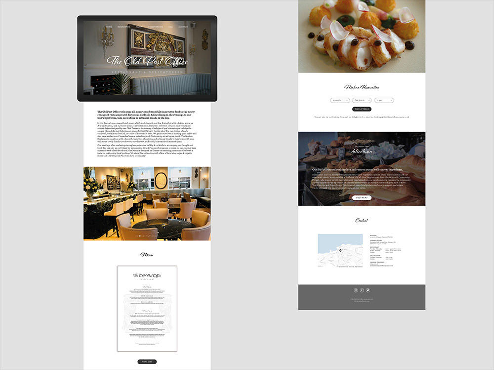 Restaurant Website Design