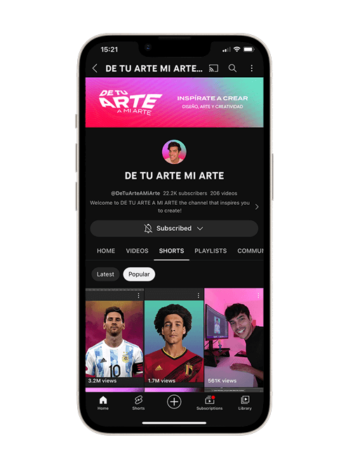DE TU ARTE A MI ARTE YouTube Channel