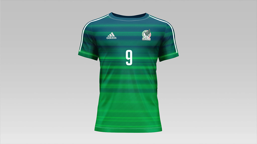 Jersey Design Mexico Seleccion Mexicana de Futbol