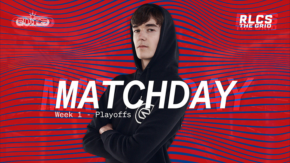 Guild Esports Rocket League The Grid Match Day Graphic