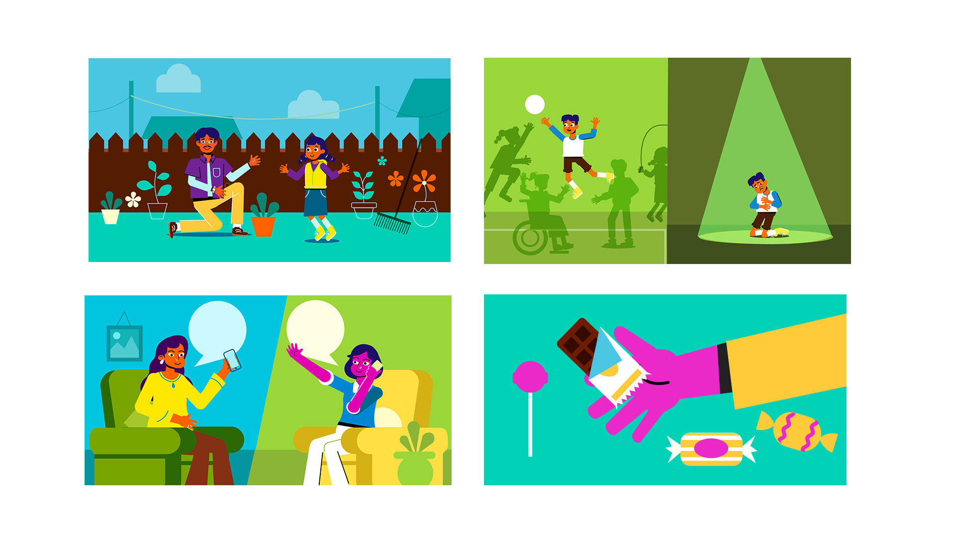 Keyframe and scene composition