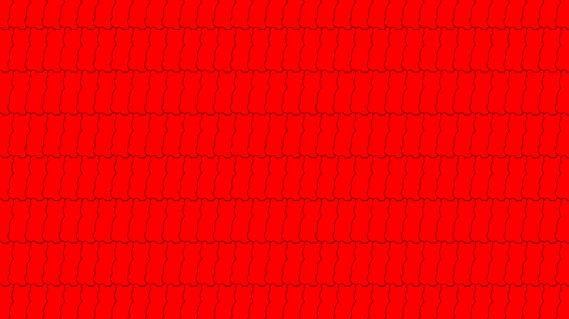 シルエット・赤黒