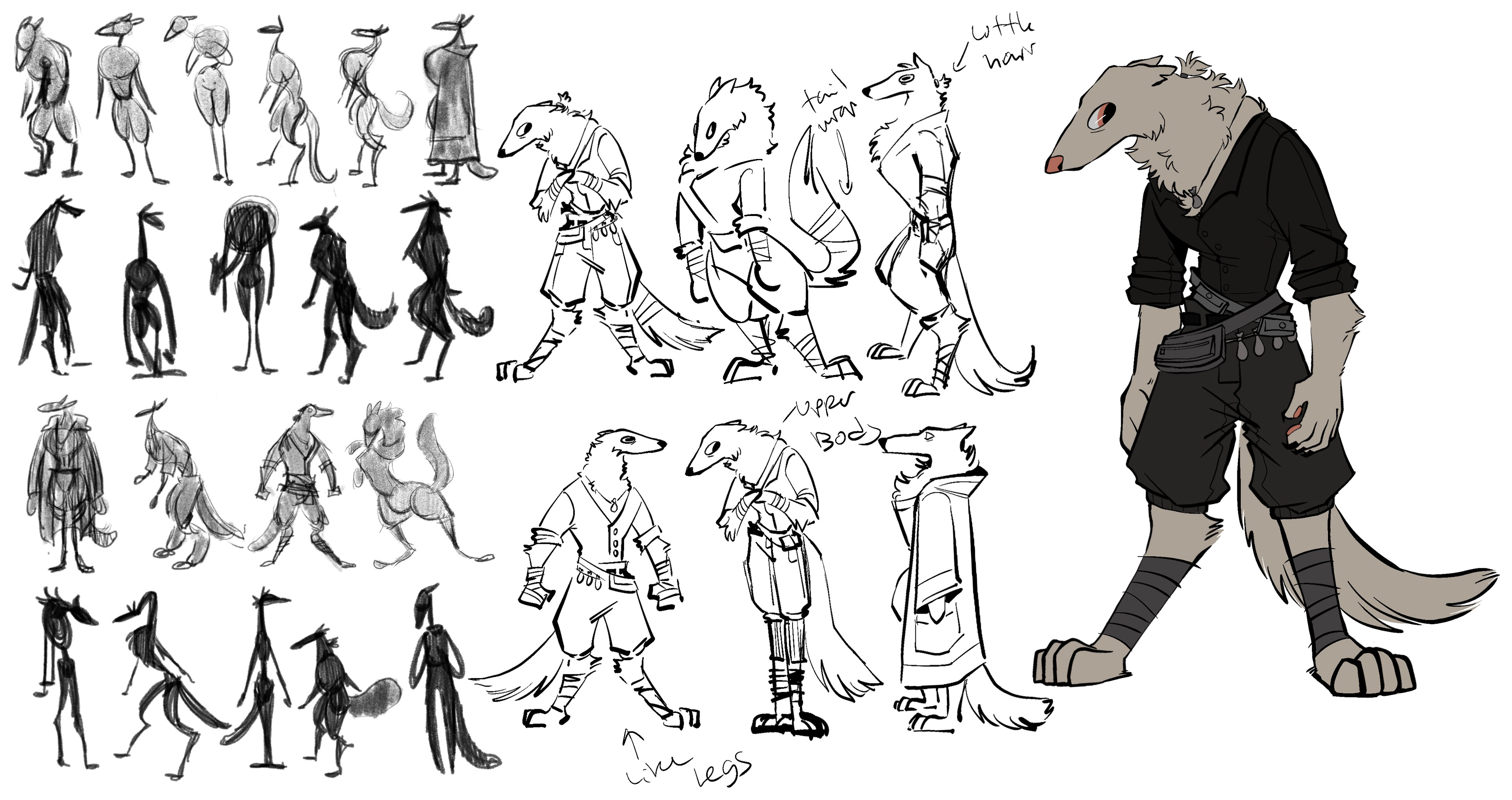 Character Exploration (Hunter Dog)
