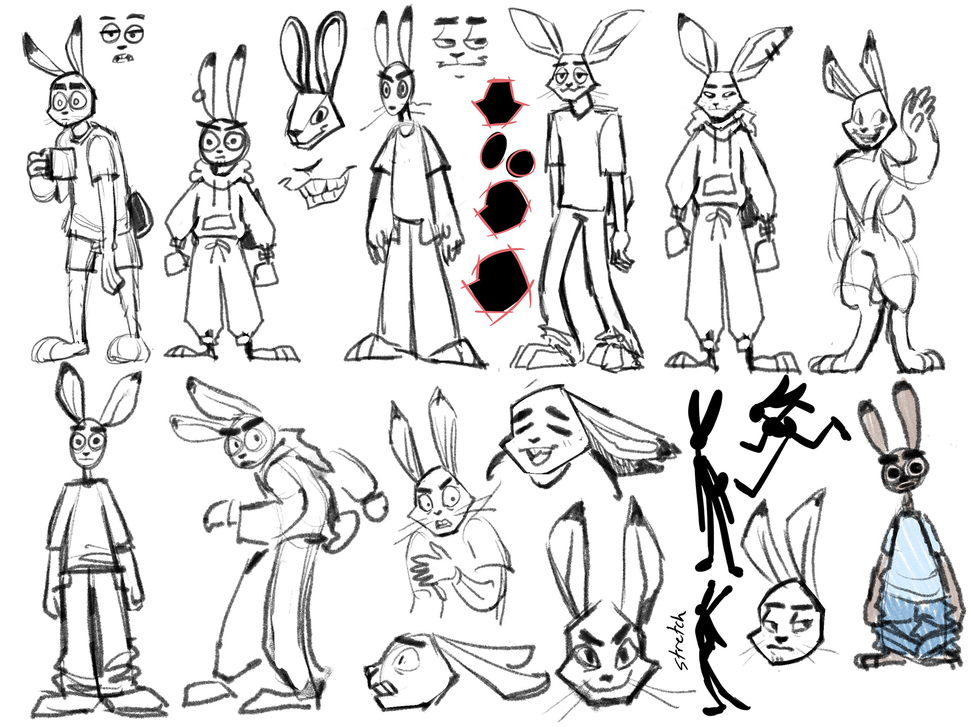 Character Exploration (Rabbit Guy)