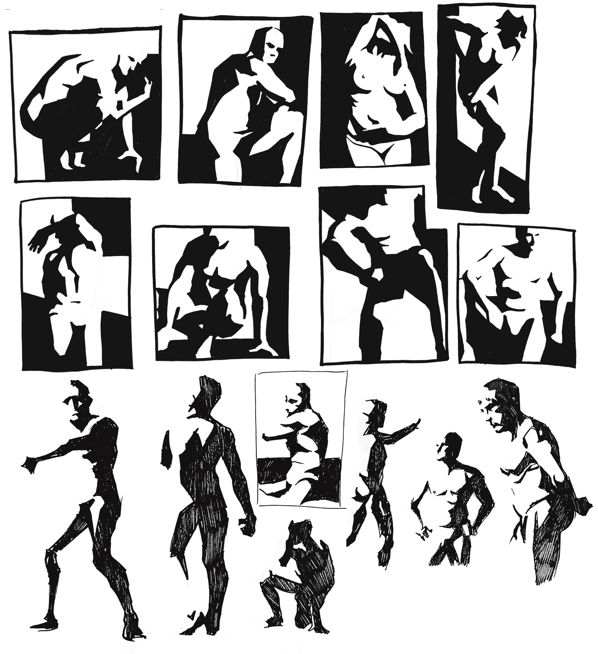 Ink on Paper Notan (2023)