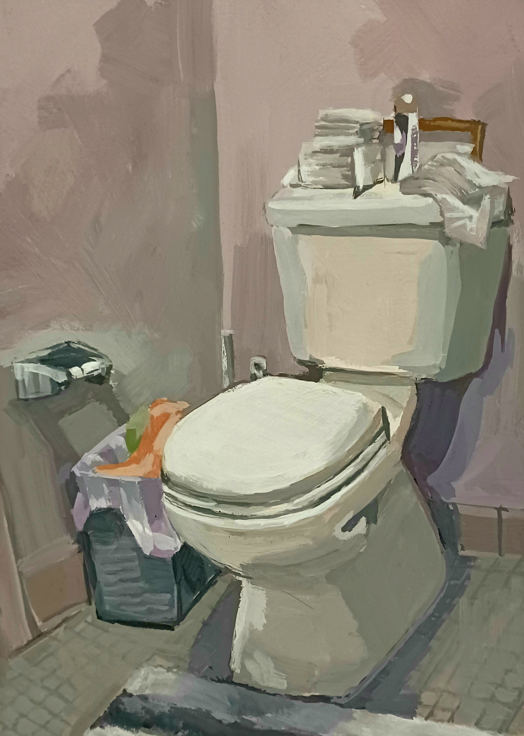 Toilet (Gouache) 2023