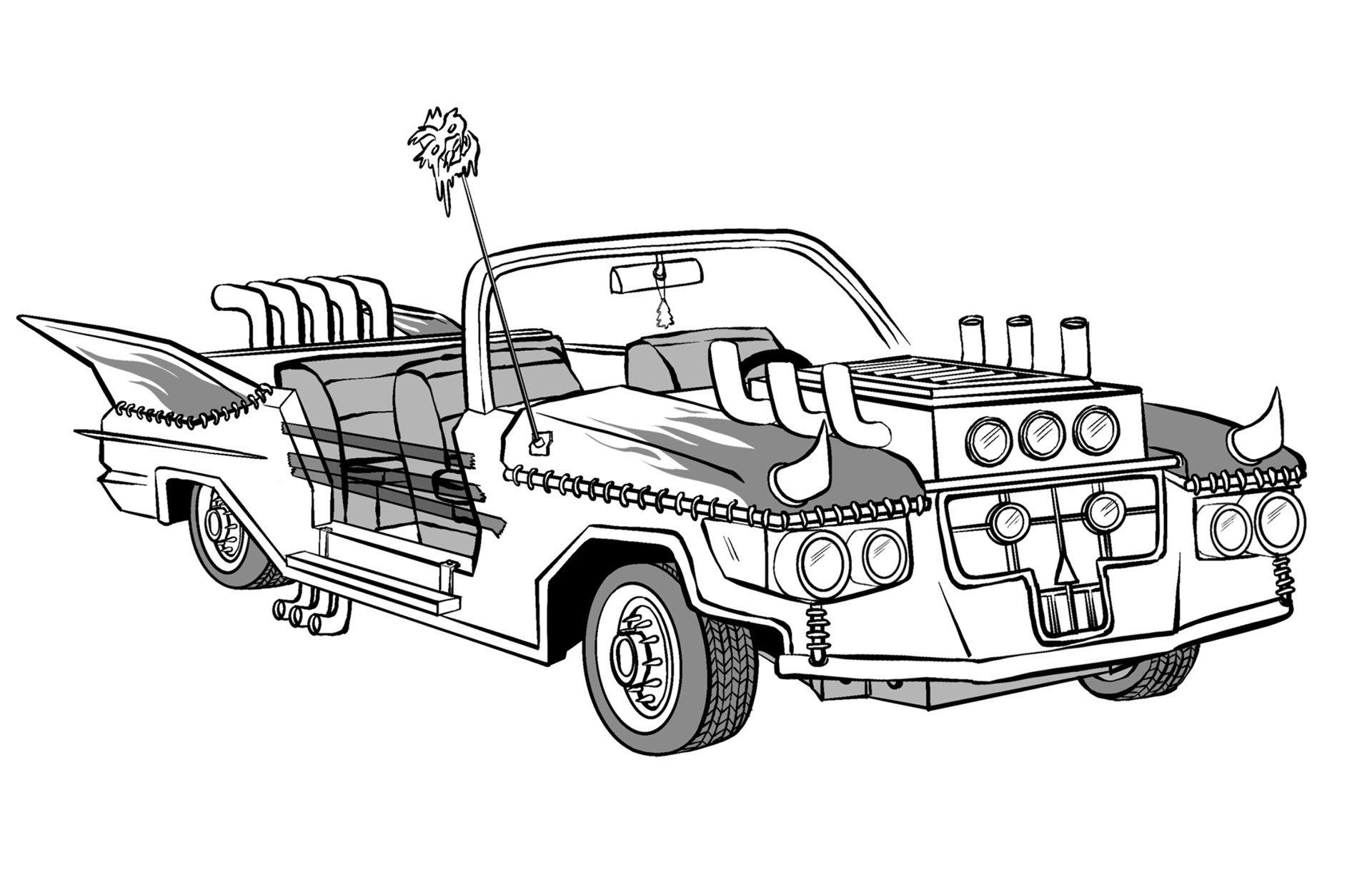 Character Car Assignment #1 (Photoshop) 2021