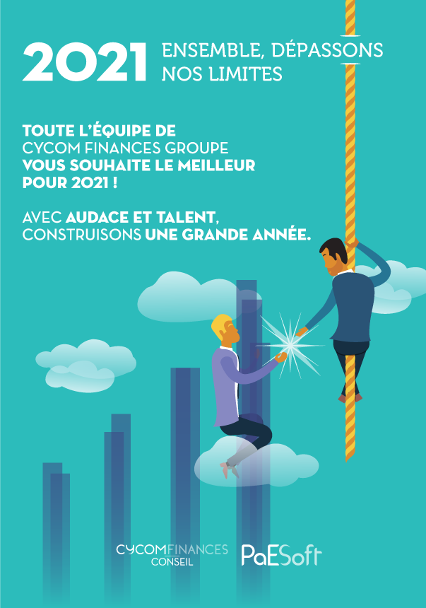 Carte de voeux Cycom Finances