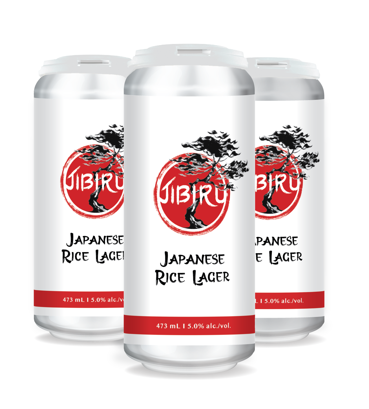 Jibiru- 4 pack can mockup, Illustrator, 2025