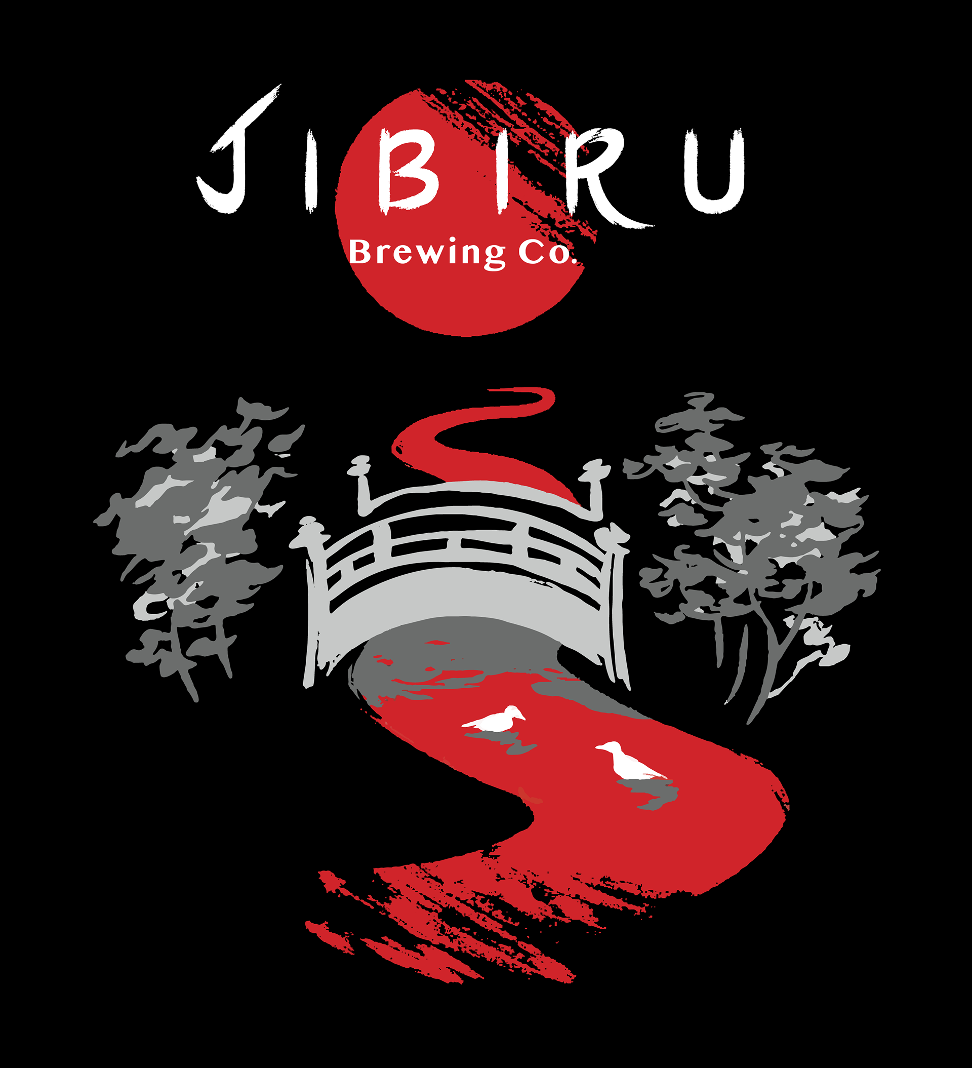 Jibiru brand asset, T-shirt design, Illustrator and Procreate, 2026