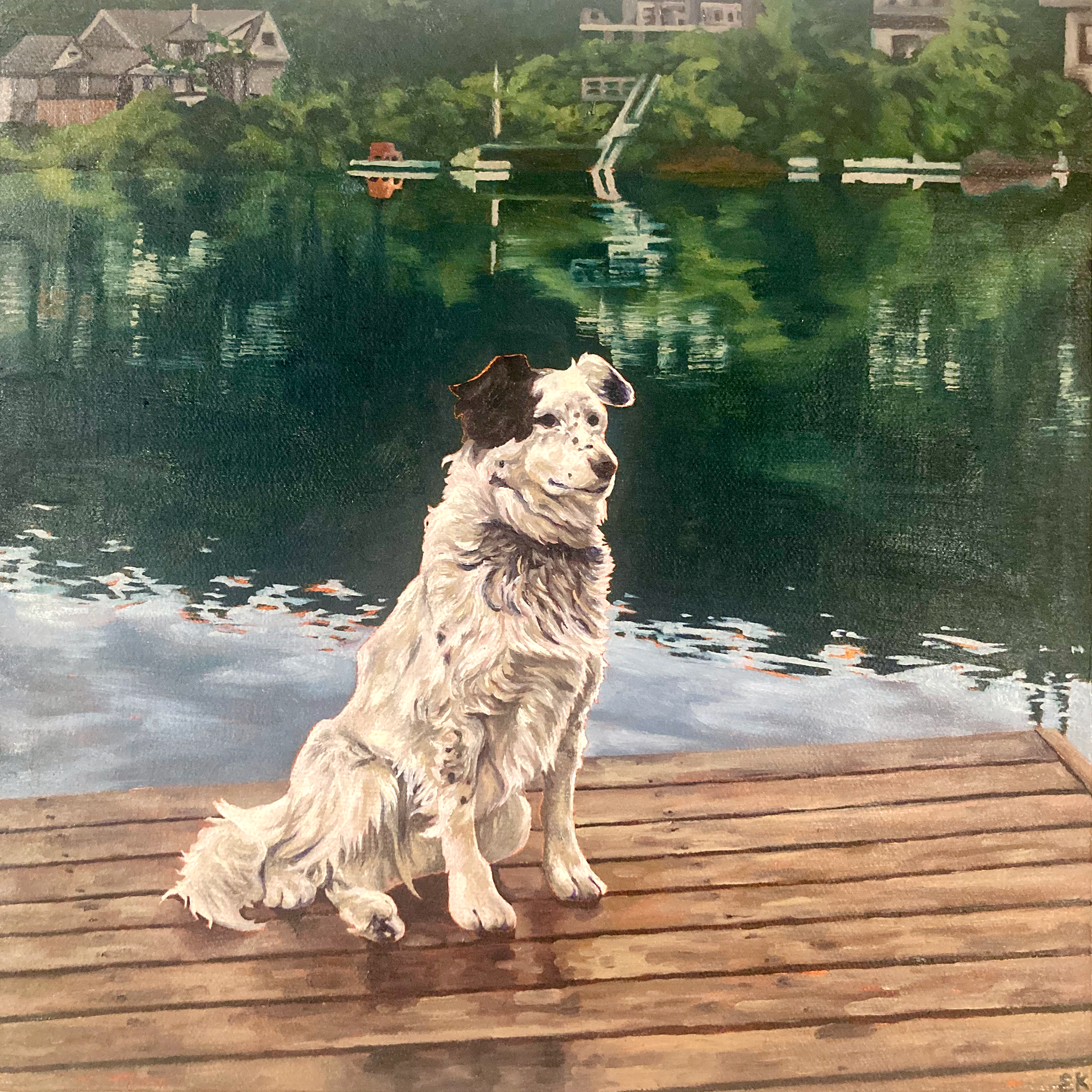 For J- oil on canvas, 2024