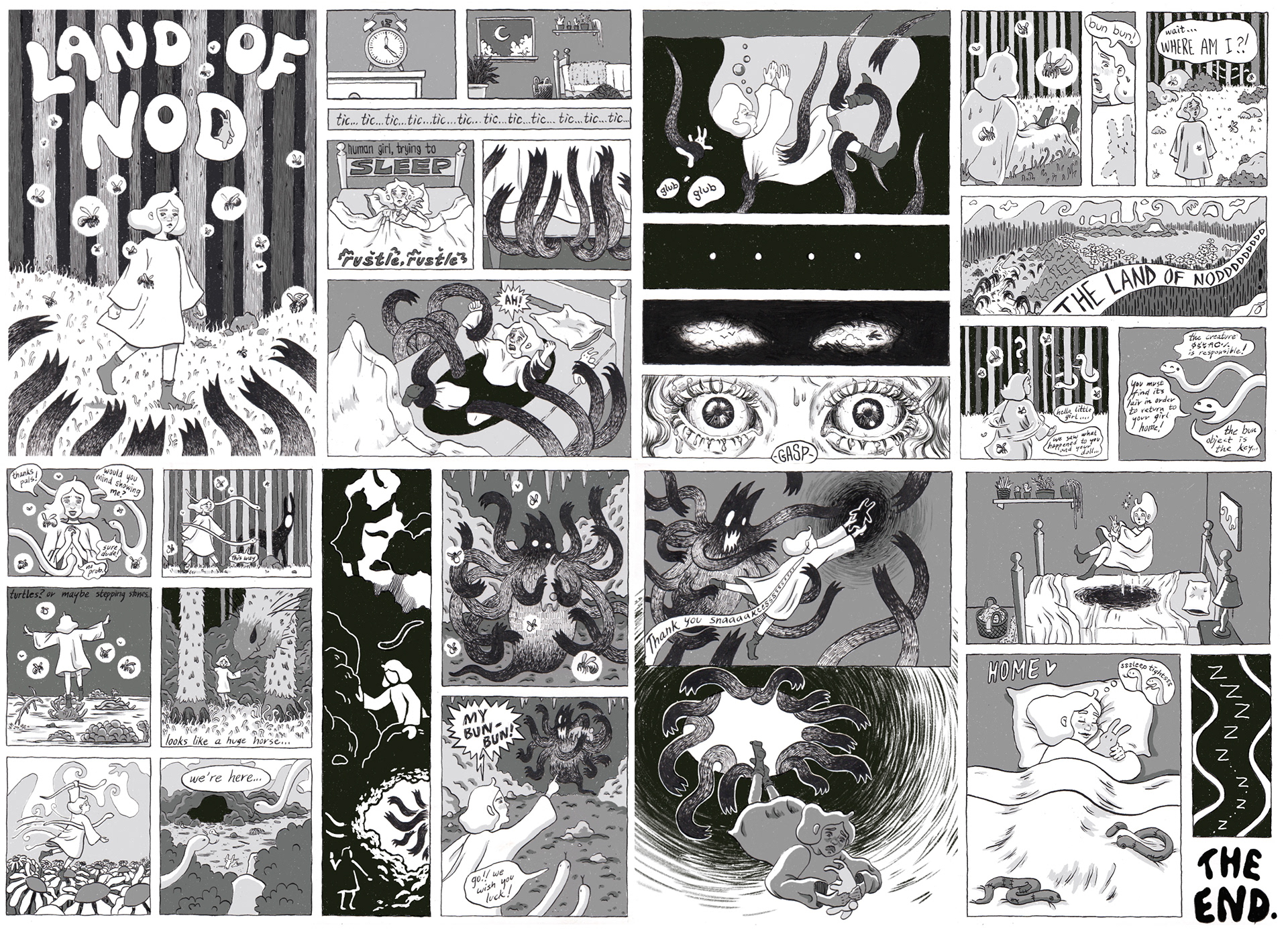 "Land of Nod: A Short Story", Procreate, 2023