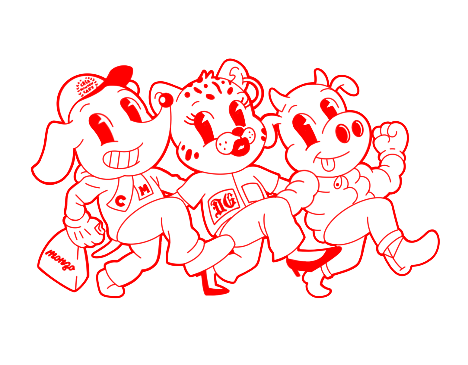 Casa Montego- Collaboration logo, Procreate, 2024