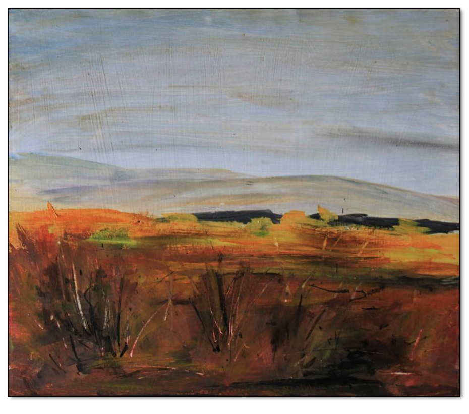 Herbstlandschaft, Acryl