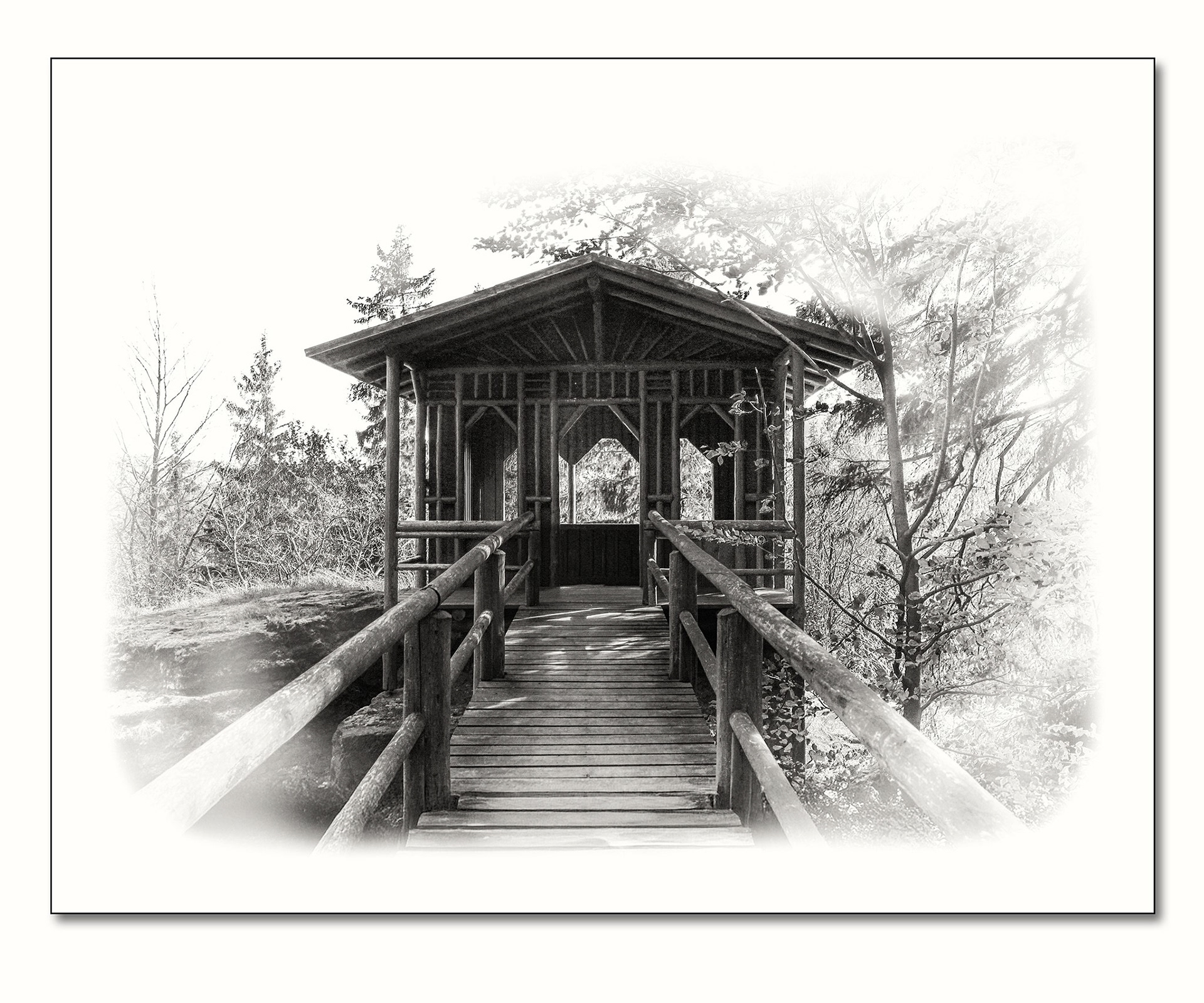 Schutzhütte auf dem Schwalbewnstein bei Ilmenau