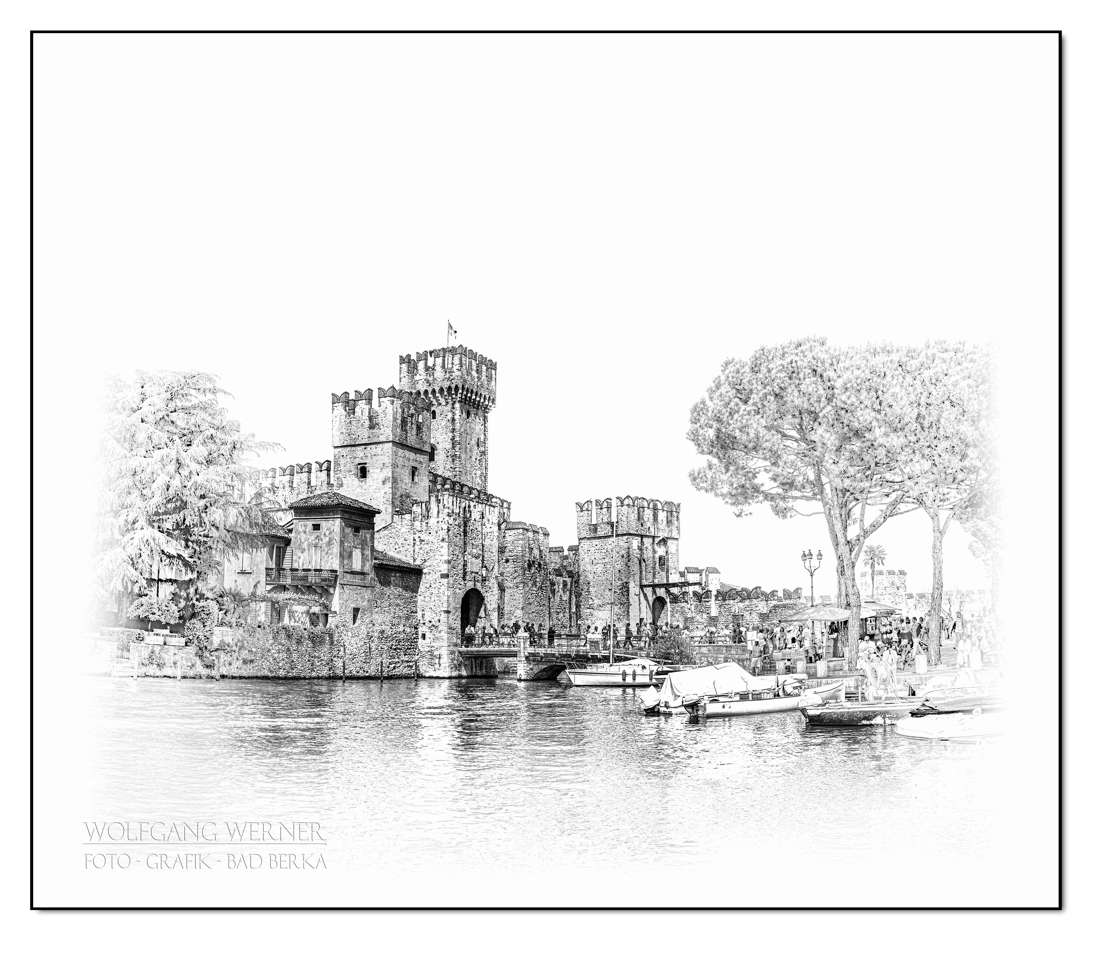 Skaligerburg in Sirmione am Gardasee