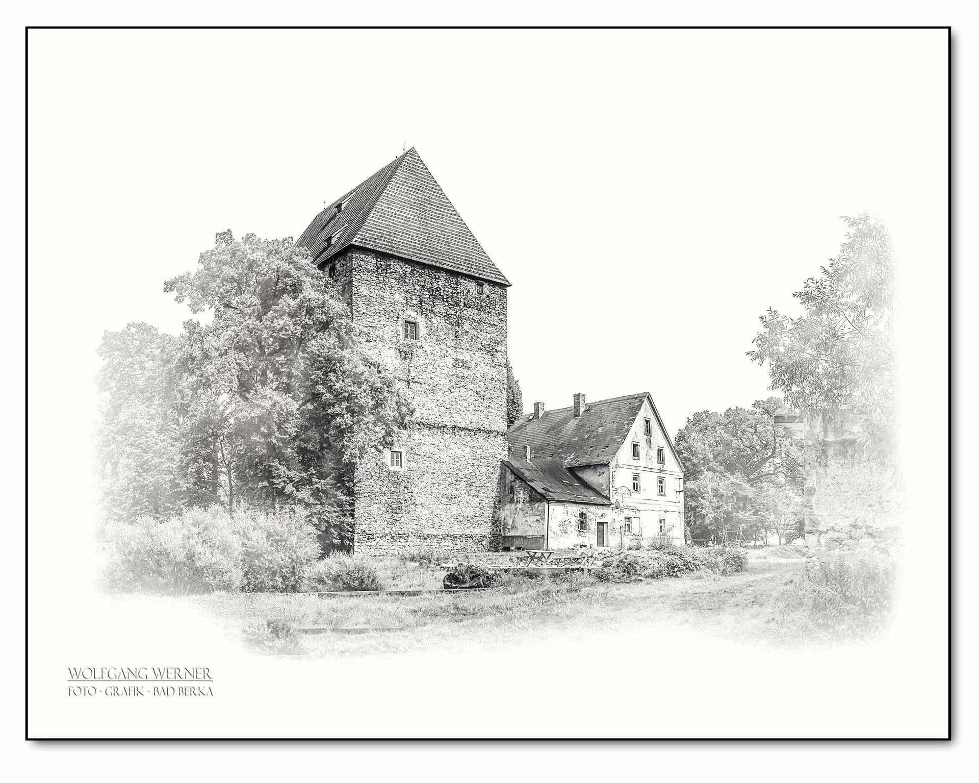 Historischer Wohnturm in Boberröhrsdorf