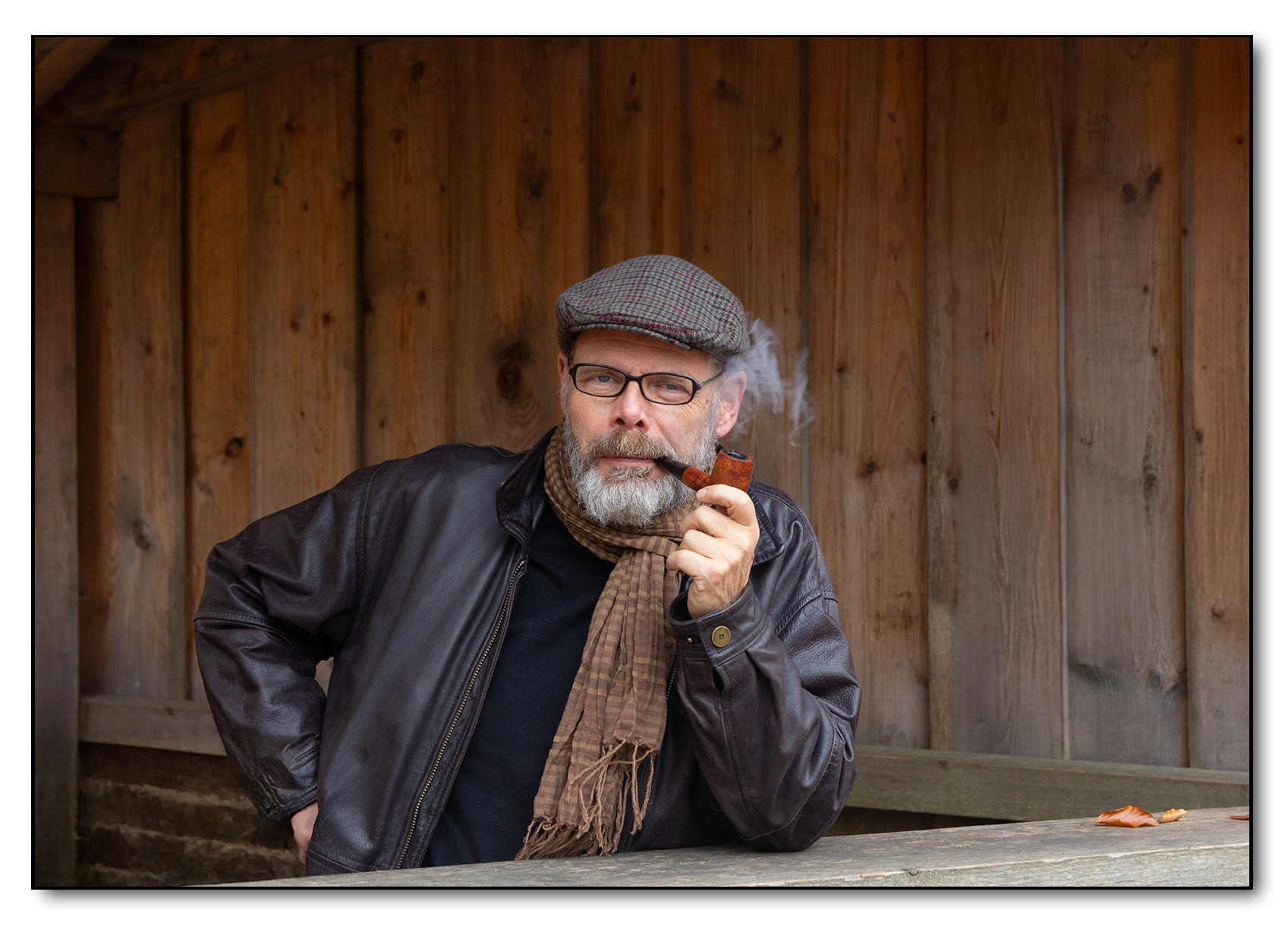 Self with tobaccopipe 18